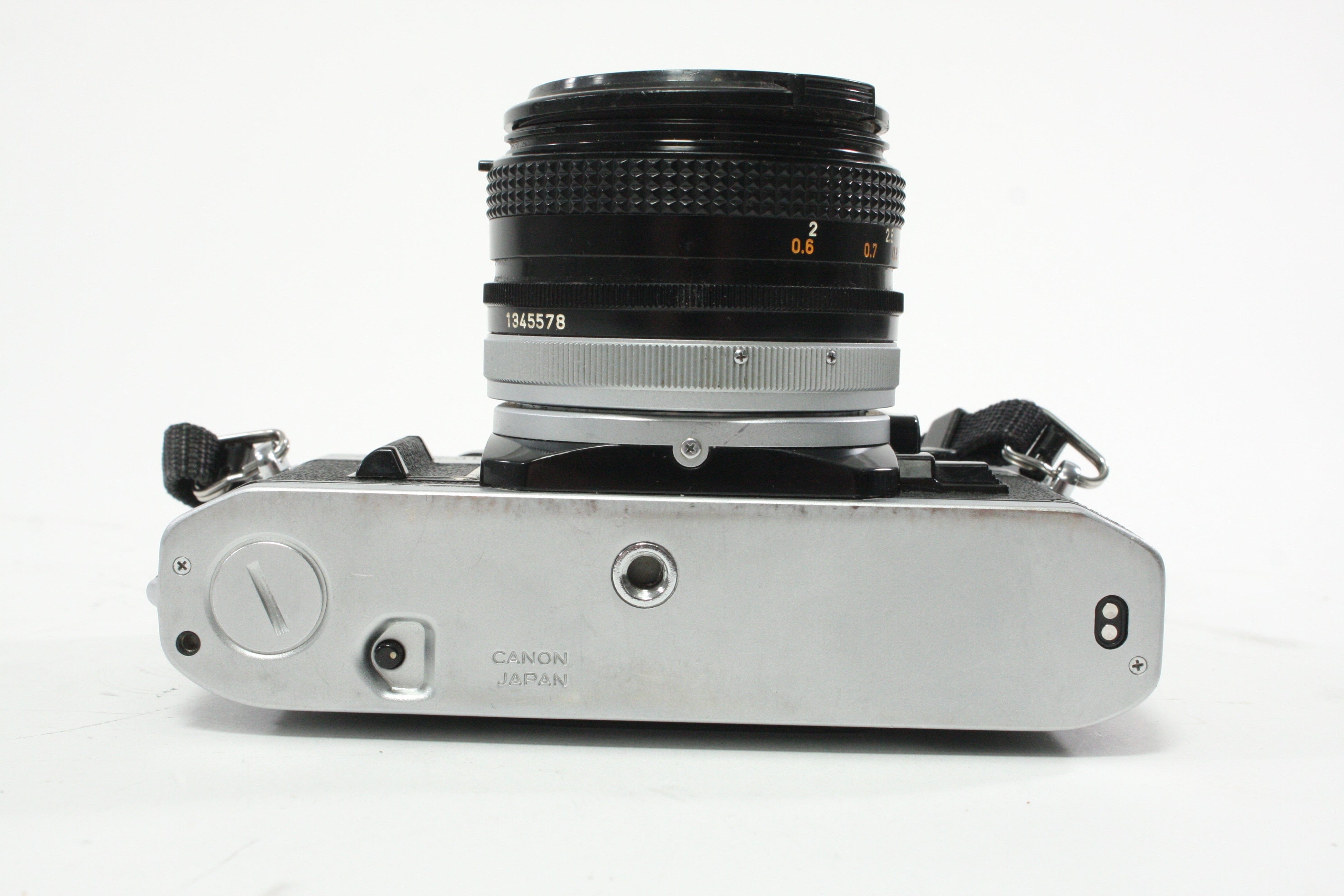 Canon AE-1 35mm SLR Camera with 50mm f/1.8 S.C. FD Lens