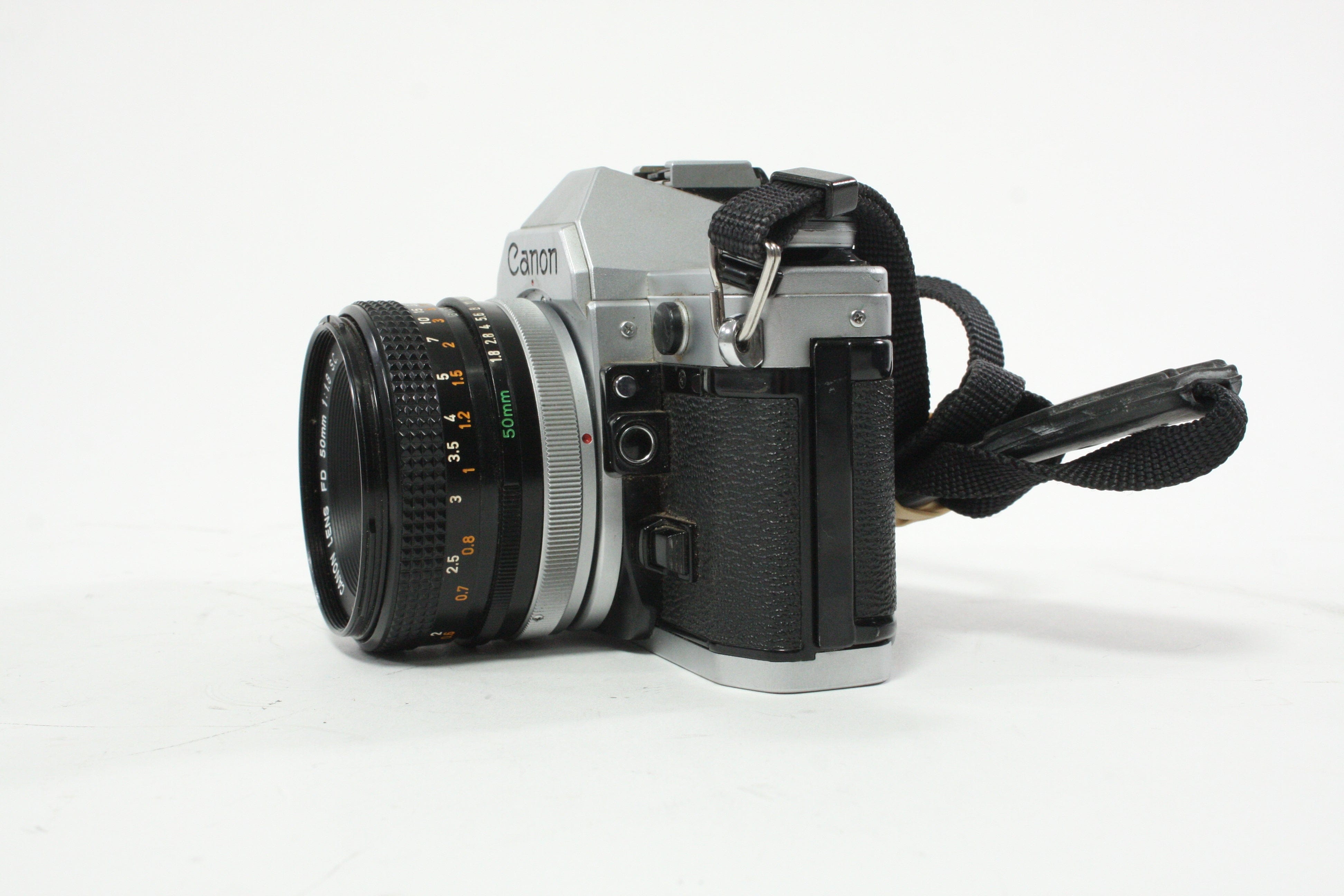 Canon AE-1 35mm SLR Camera with 50mm f/1.8 S.C. FD Lens