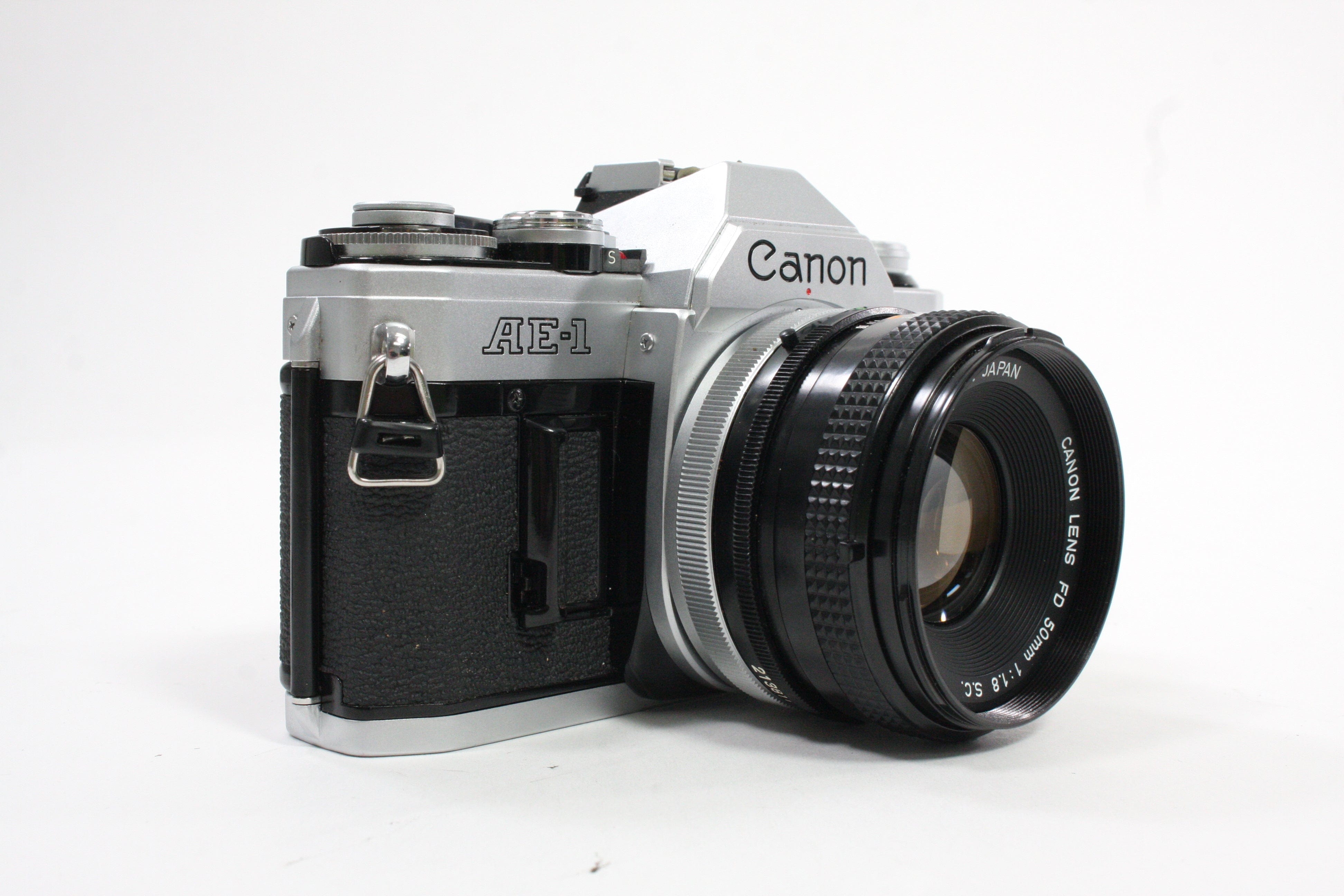 Canon AE-1 35mm SLR Camera with 50mm f/1.8 SC Lens