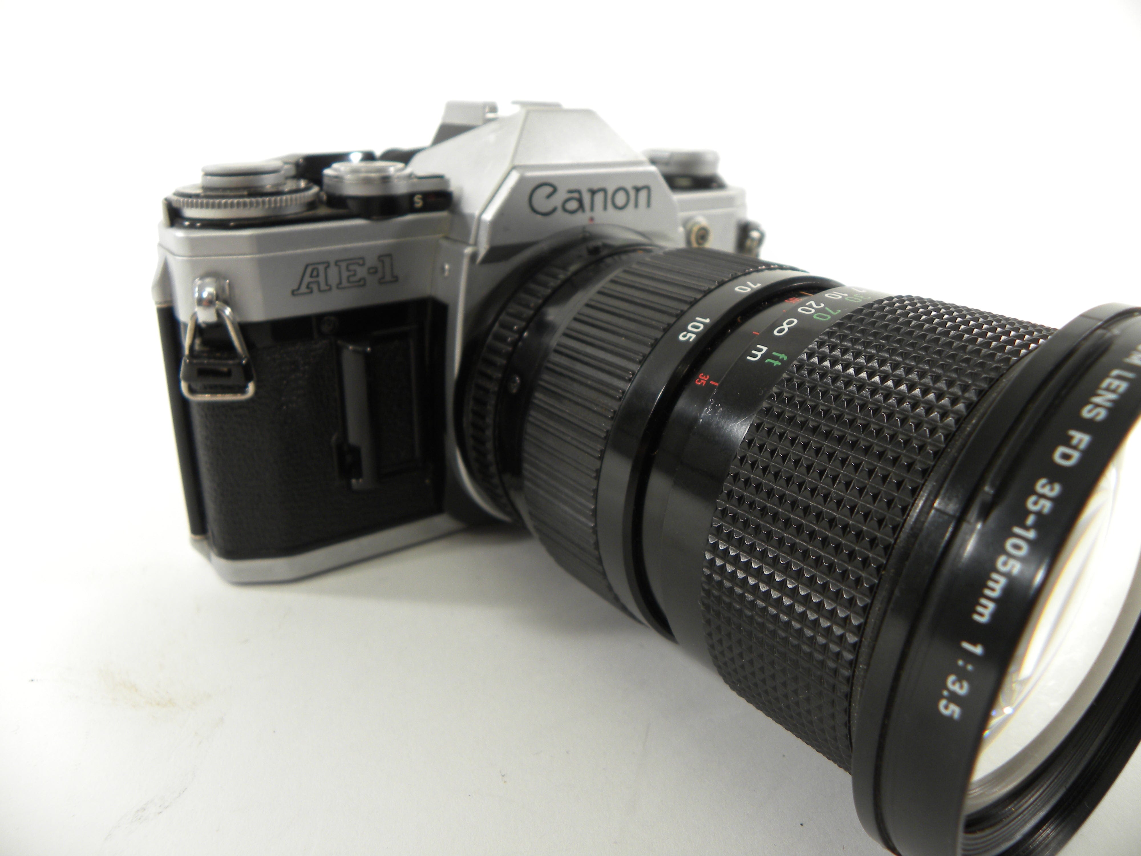 Canon AE-1 35mm SLR w/FD 35-105mm F3.5
