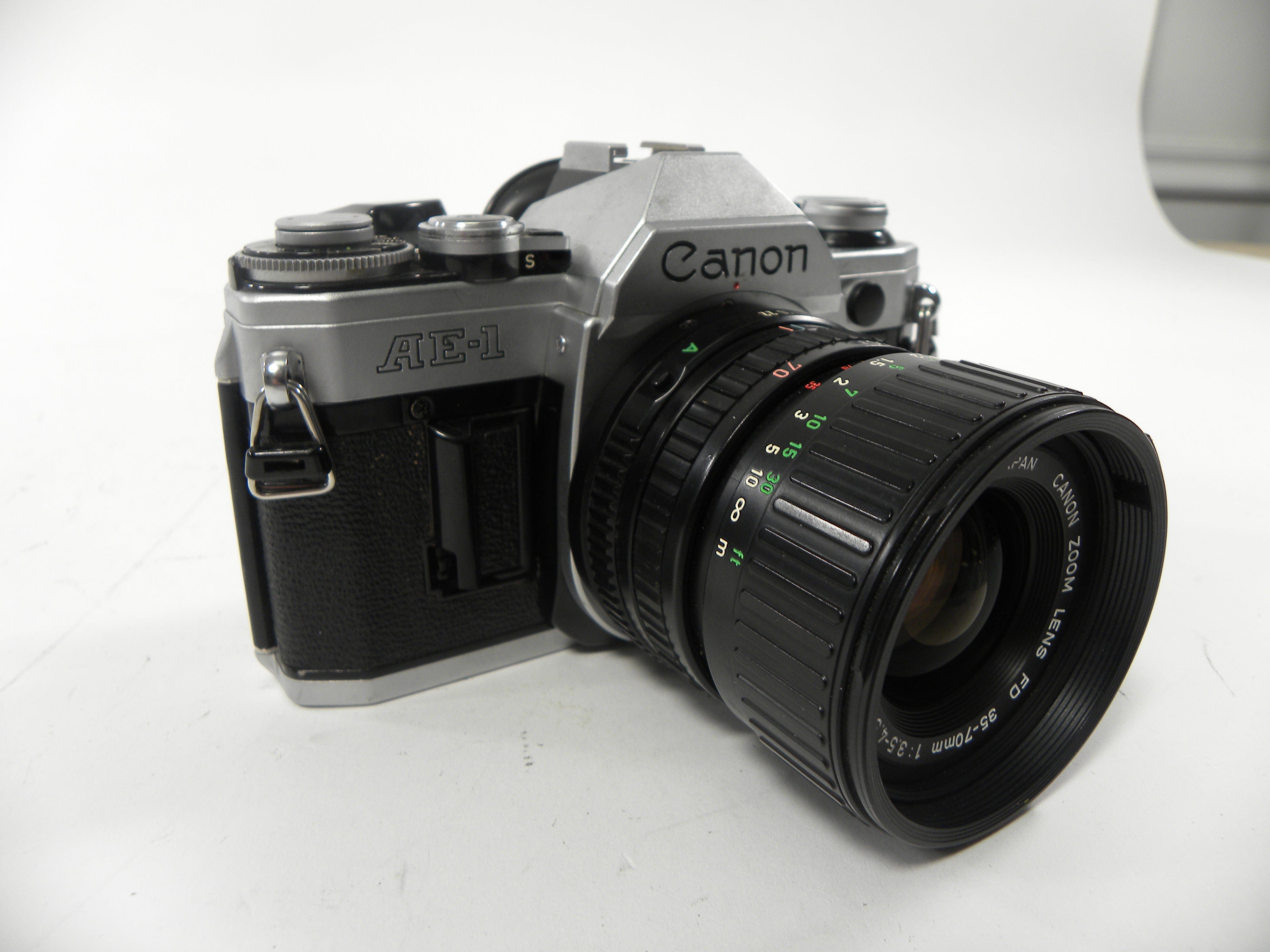 Canon AE-1 35mm SLR w/FD 35-70mm f3.5-4.5