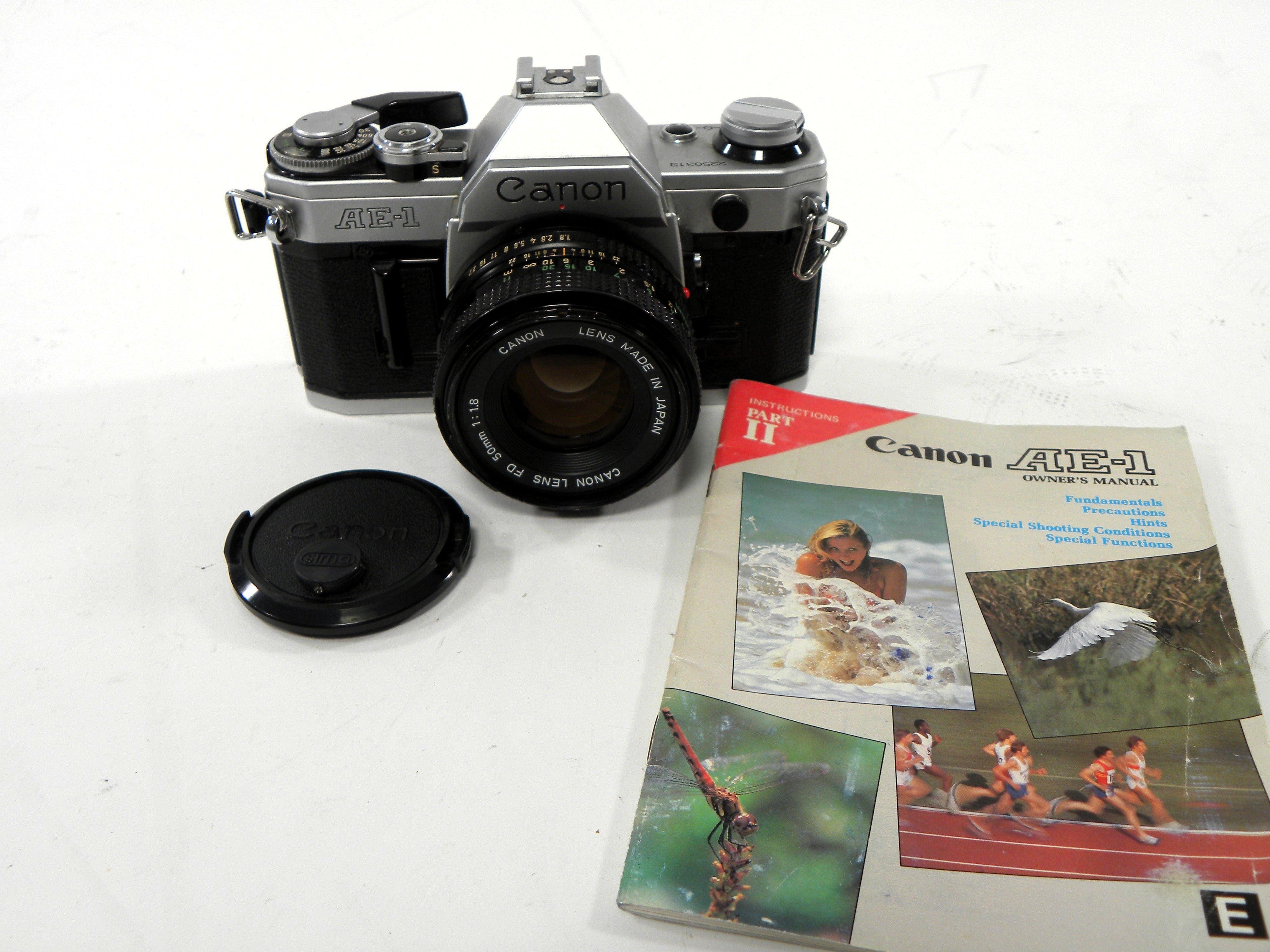 Canon AE-1 35mm SLR w/FD 50mm f1.8