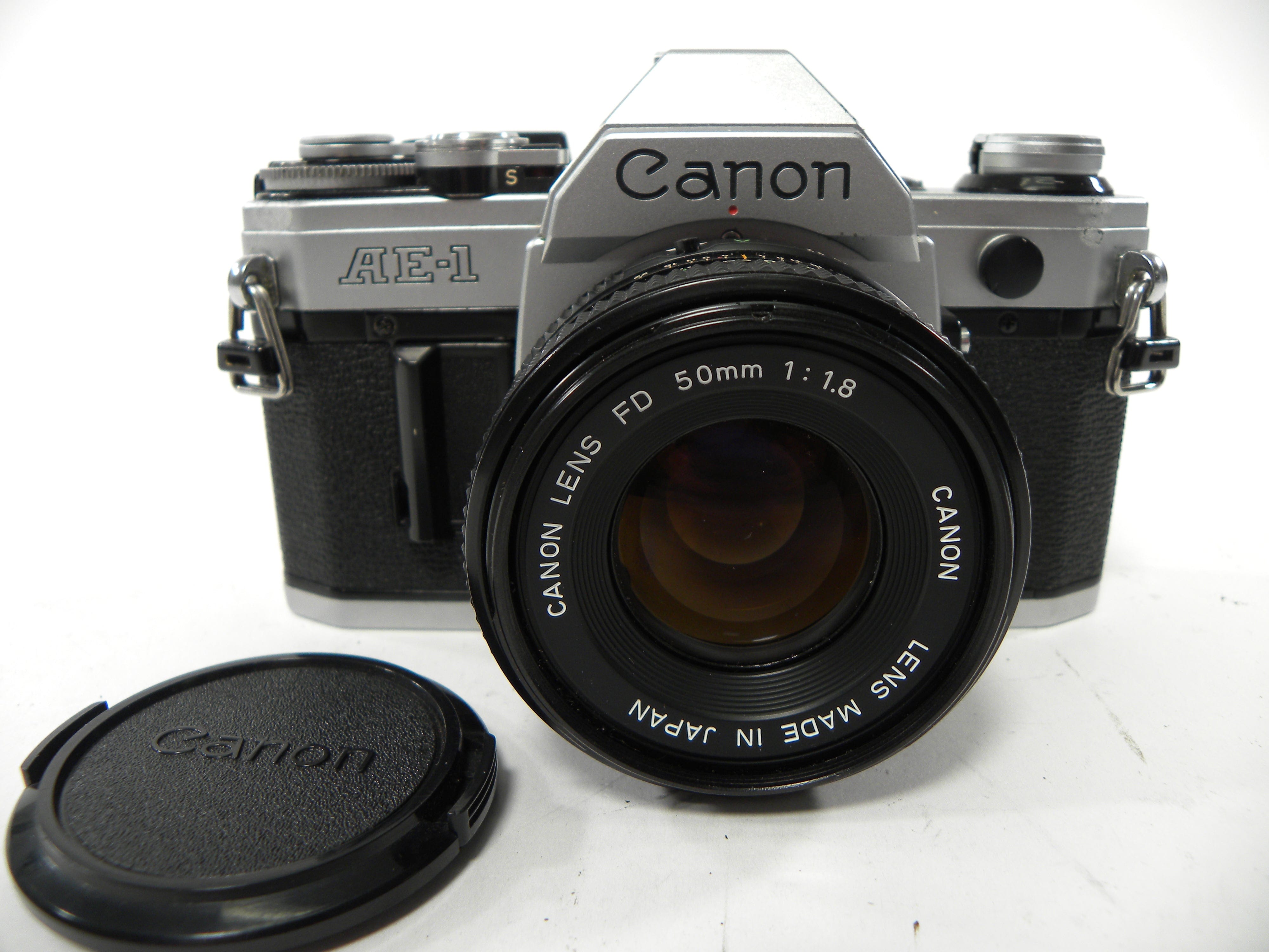 Canon AE-1 35mm SLR w/FD 50mm f1.8