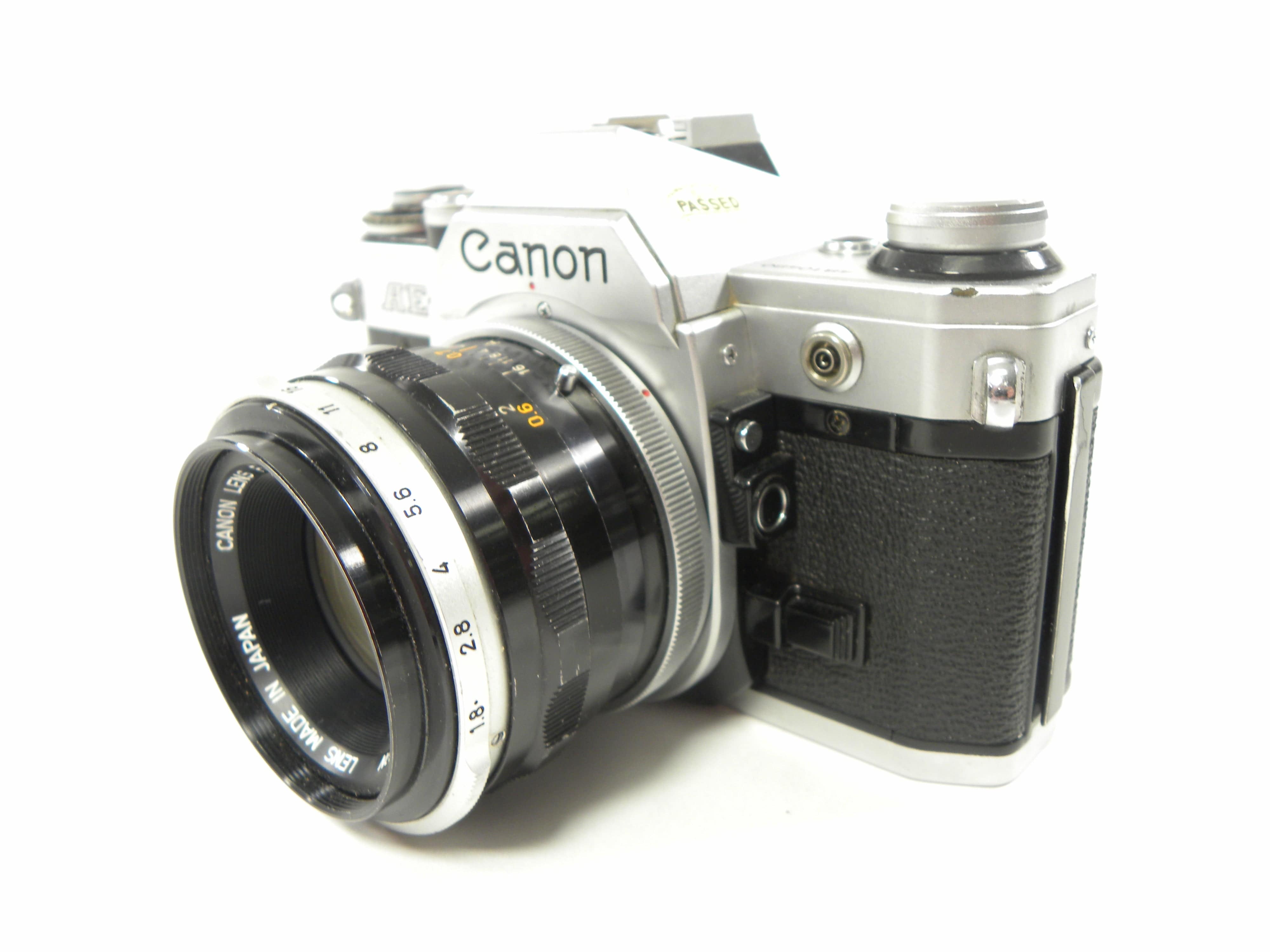 Canon AE-1 35mm SLR w/FL 50mm f1.8