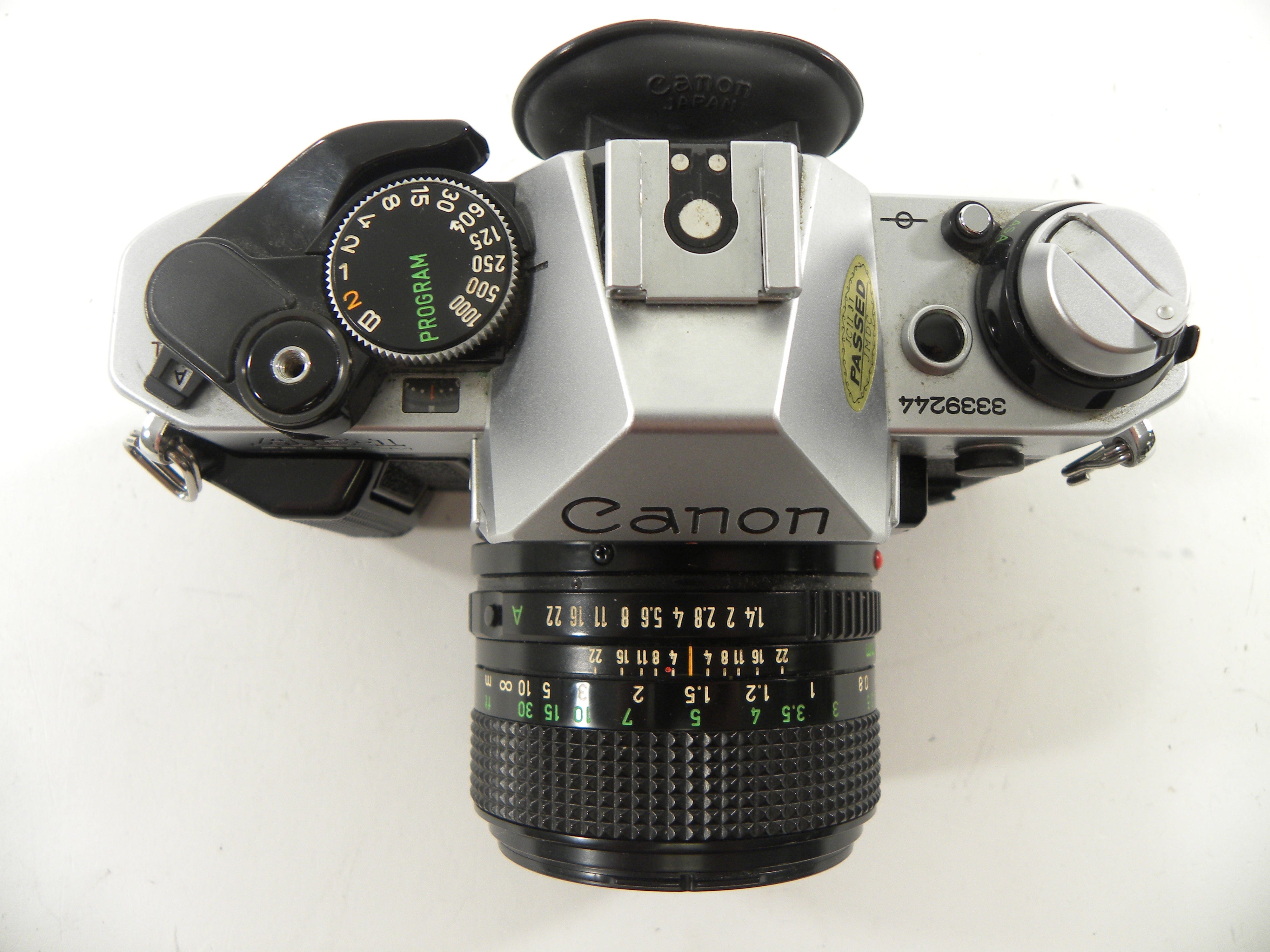 Canon AE-1 Program 35mm SLR w/FD 50mm f1.4