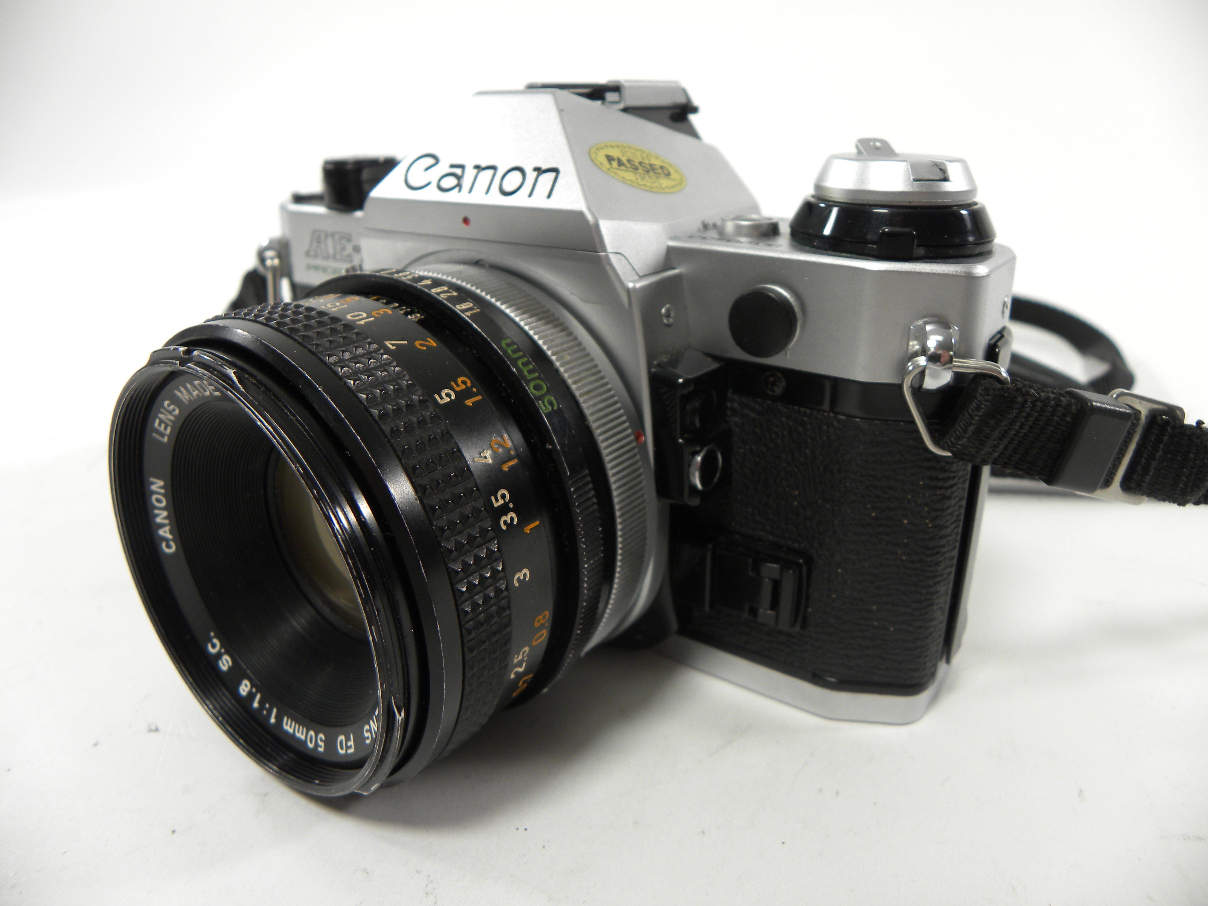 Canon AE-1 Program 35mm SLR w/FD 50mm f1.8