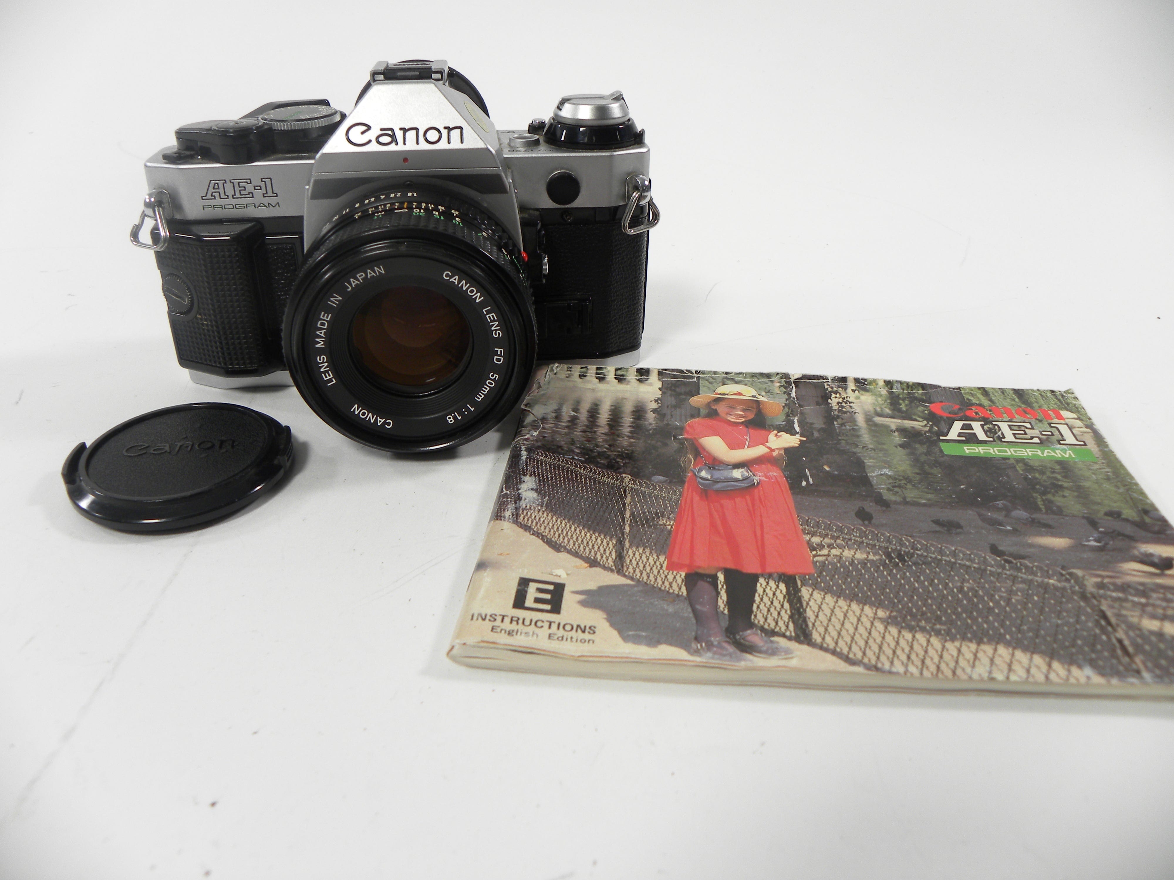 Canon AE-1 Program 35mm SLR w/FD 50mm f1.8