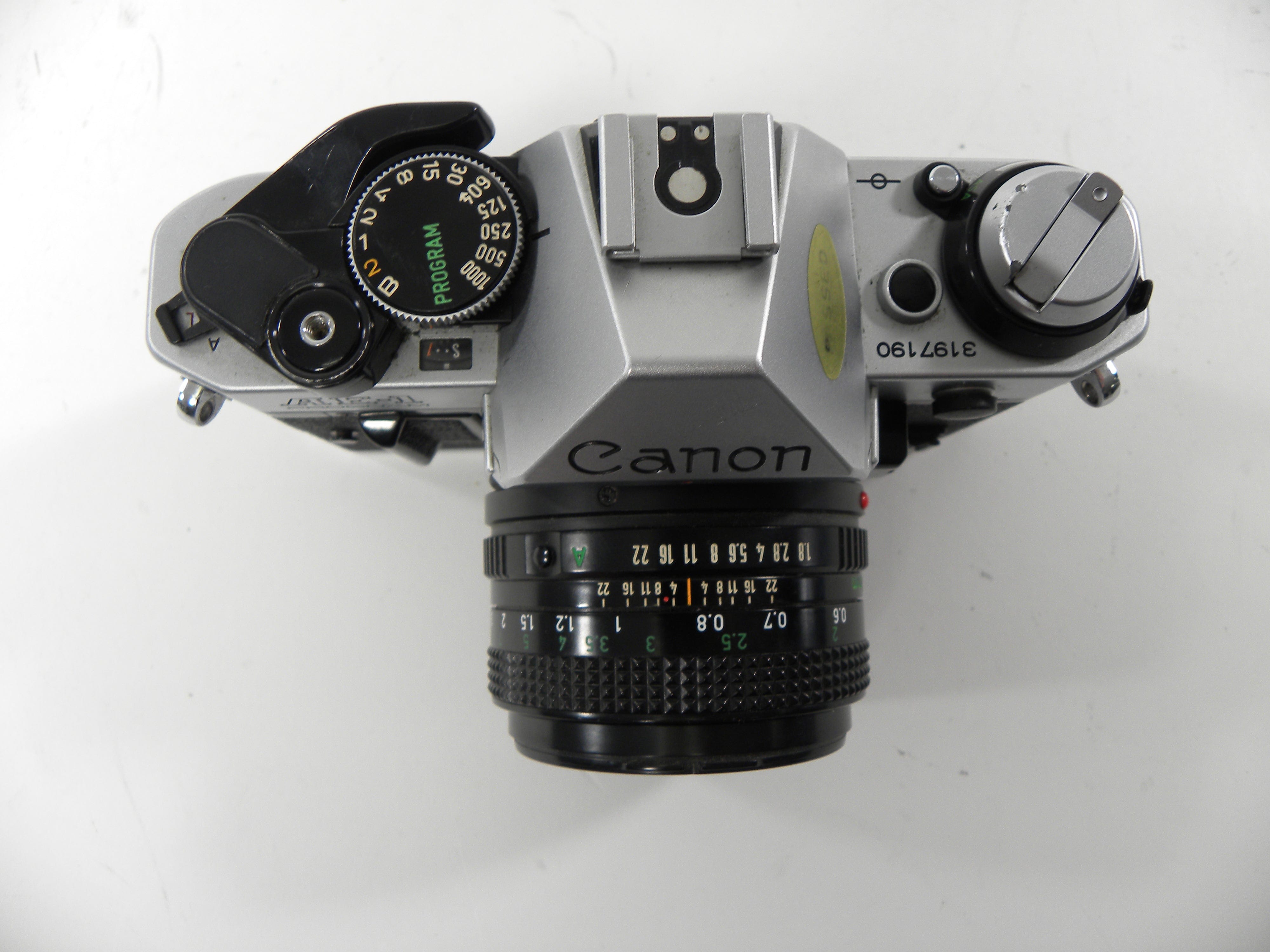 Canon AE-1 Program 35mm SLR w/FD 50mm f1.8