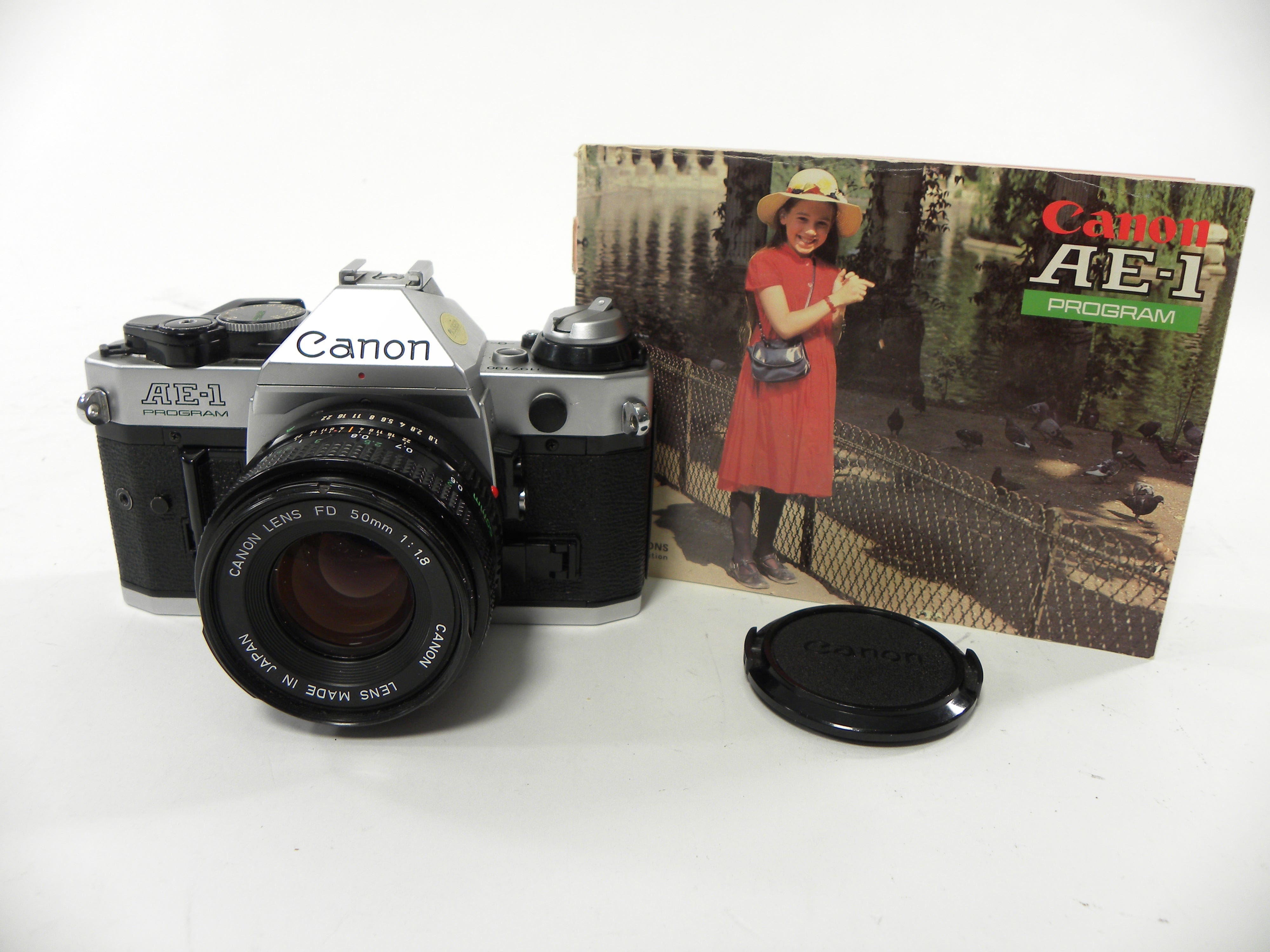 Canon AE-1 Program 35mm SLR w/FD 50mm f1.8