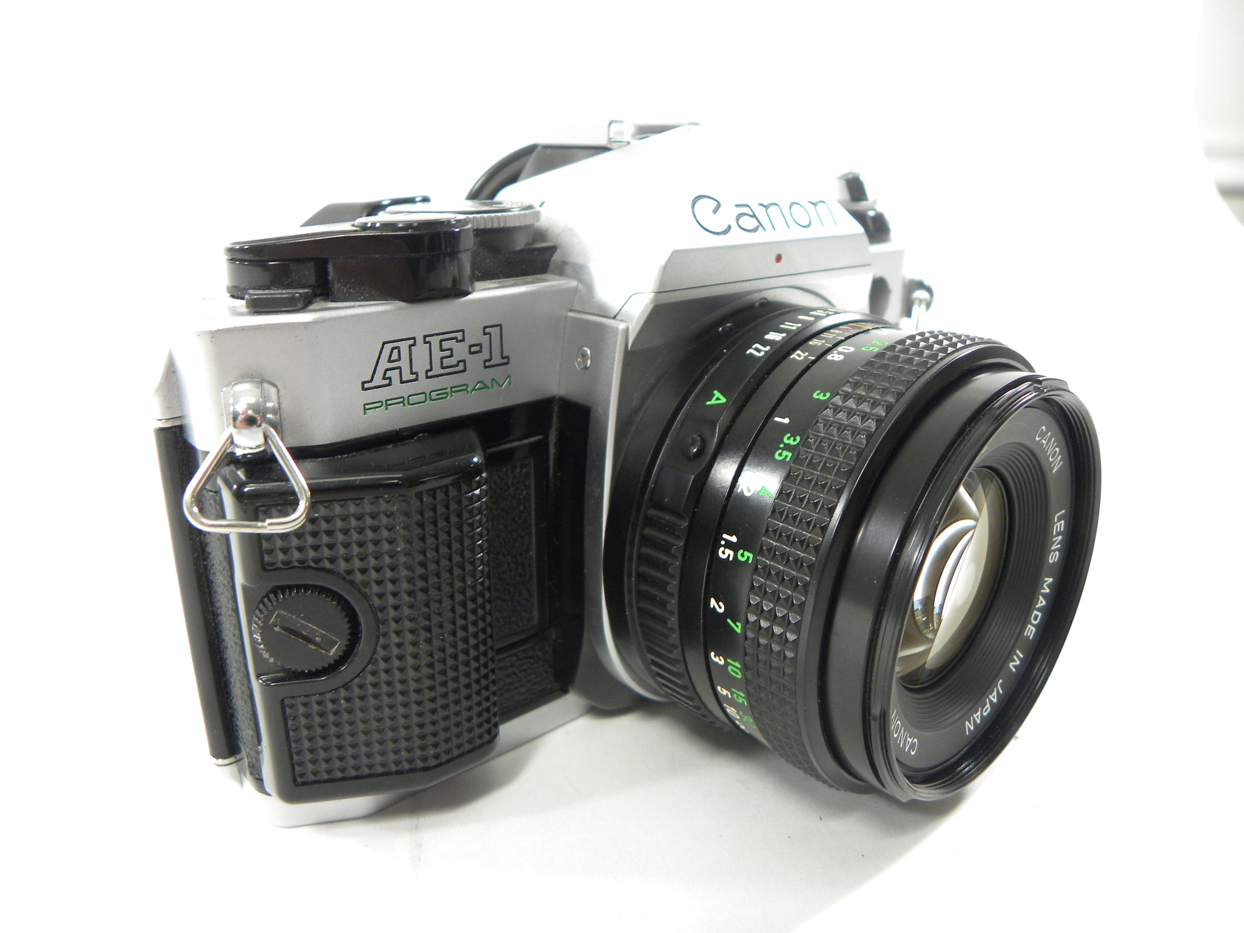 Canon AE-1 Program 35mm SLR w/FD 50mm f1.8