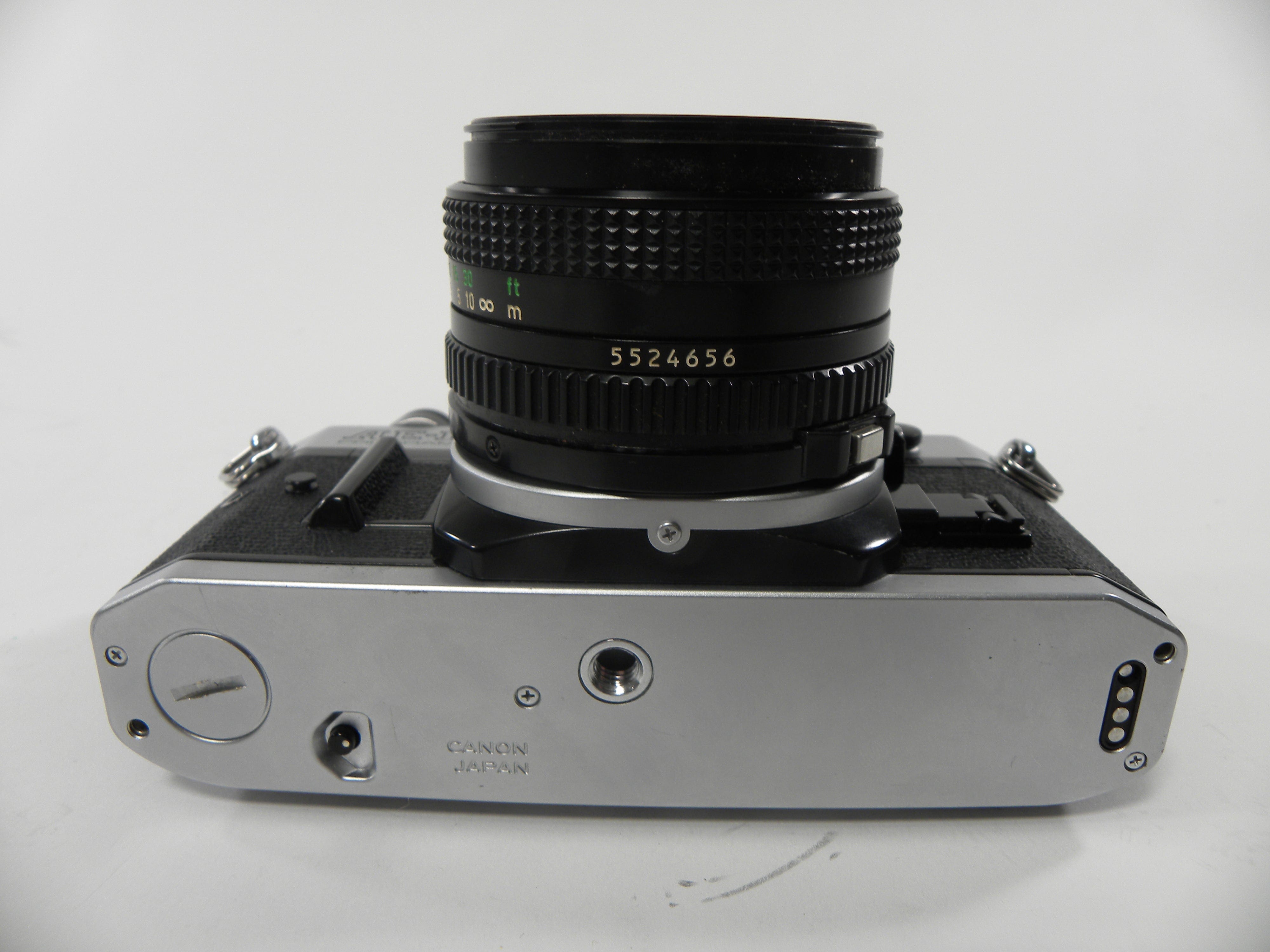 Canon AE-1 Program 35mm SLR Camera with a 50mm f/1.8 FD Lens