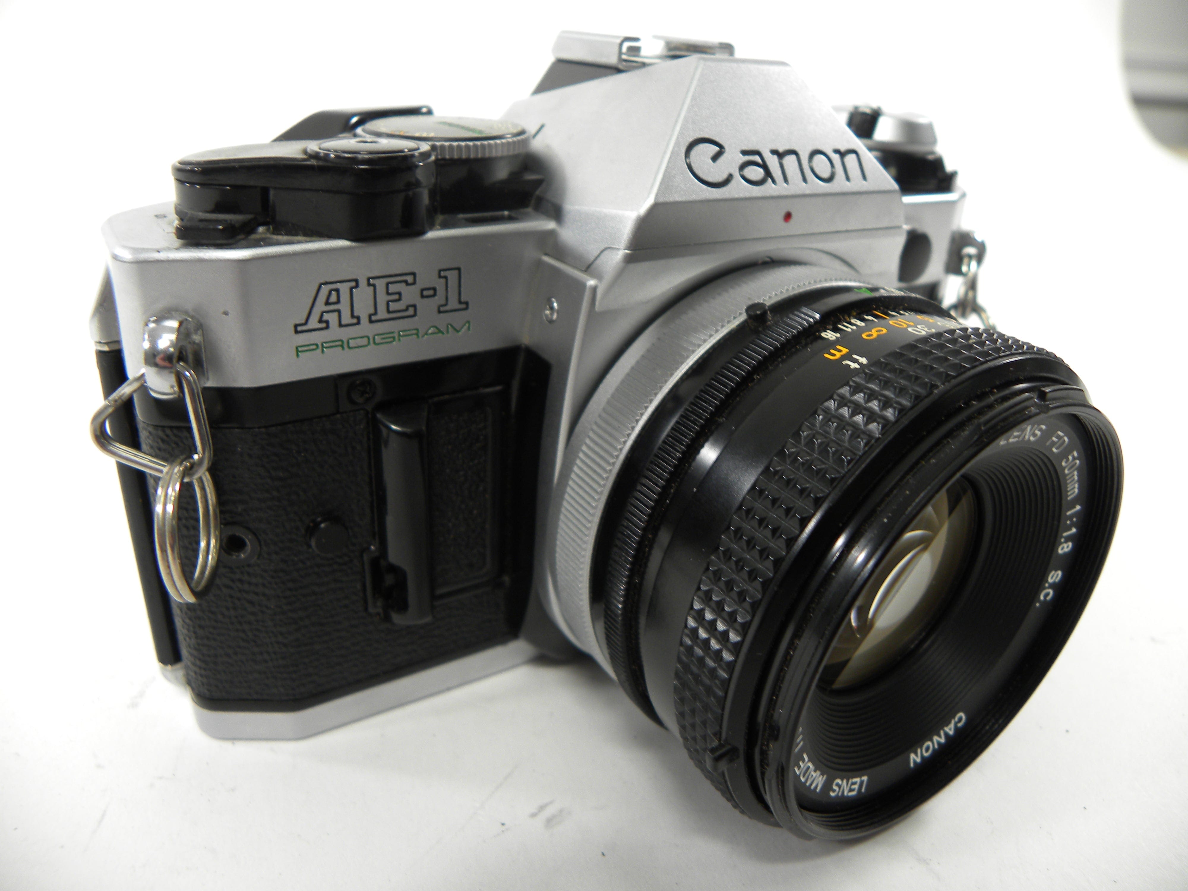 Canon AE-1 Program 35mm SLR w/FD 50mm f1.8