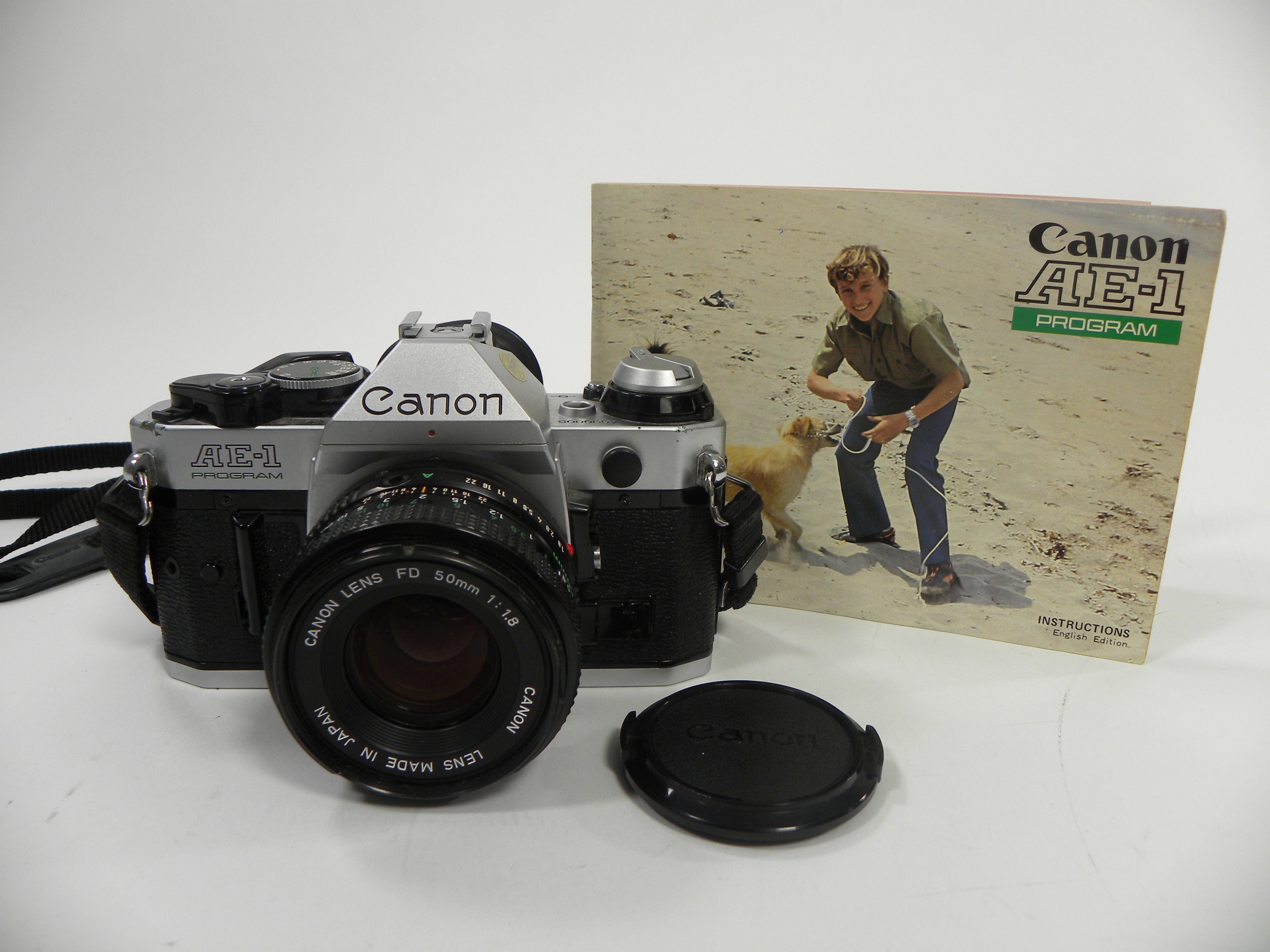 Canon AE-1 Program 35mm SLR w/FD 50mm f1.8