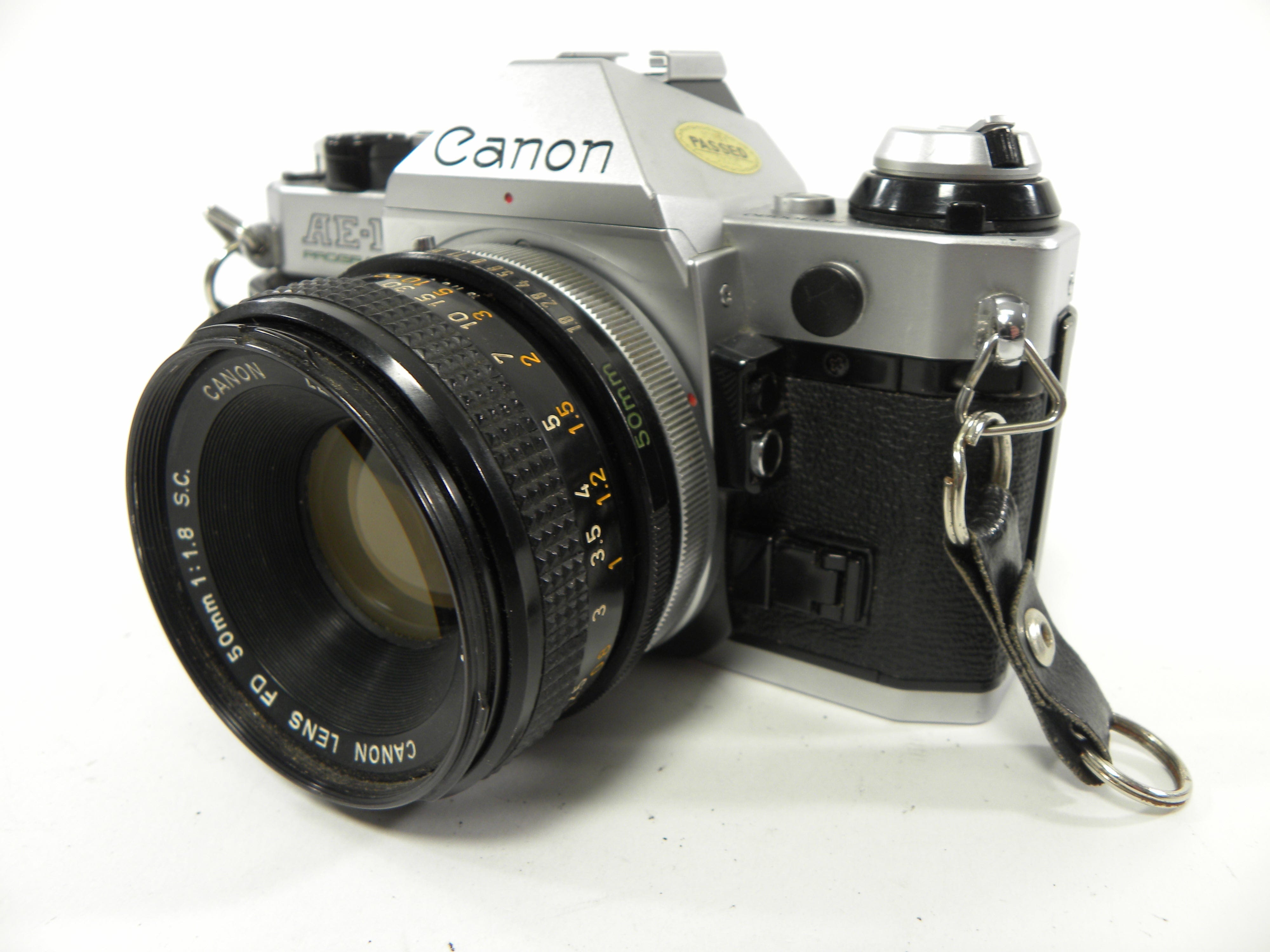Canon AE-1 Program 35mm SLR w/FD 50mm f1.8 S.C.