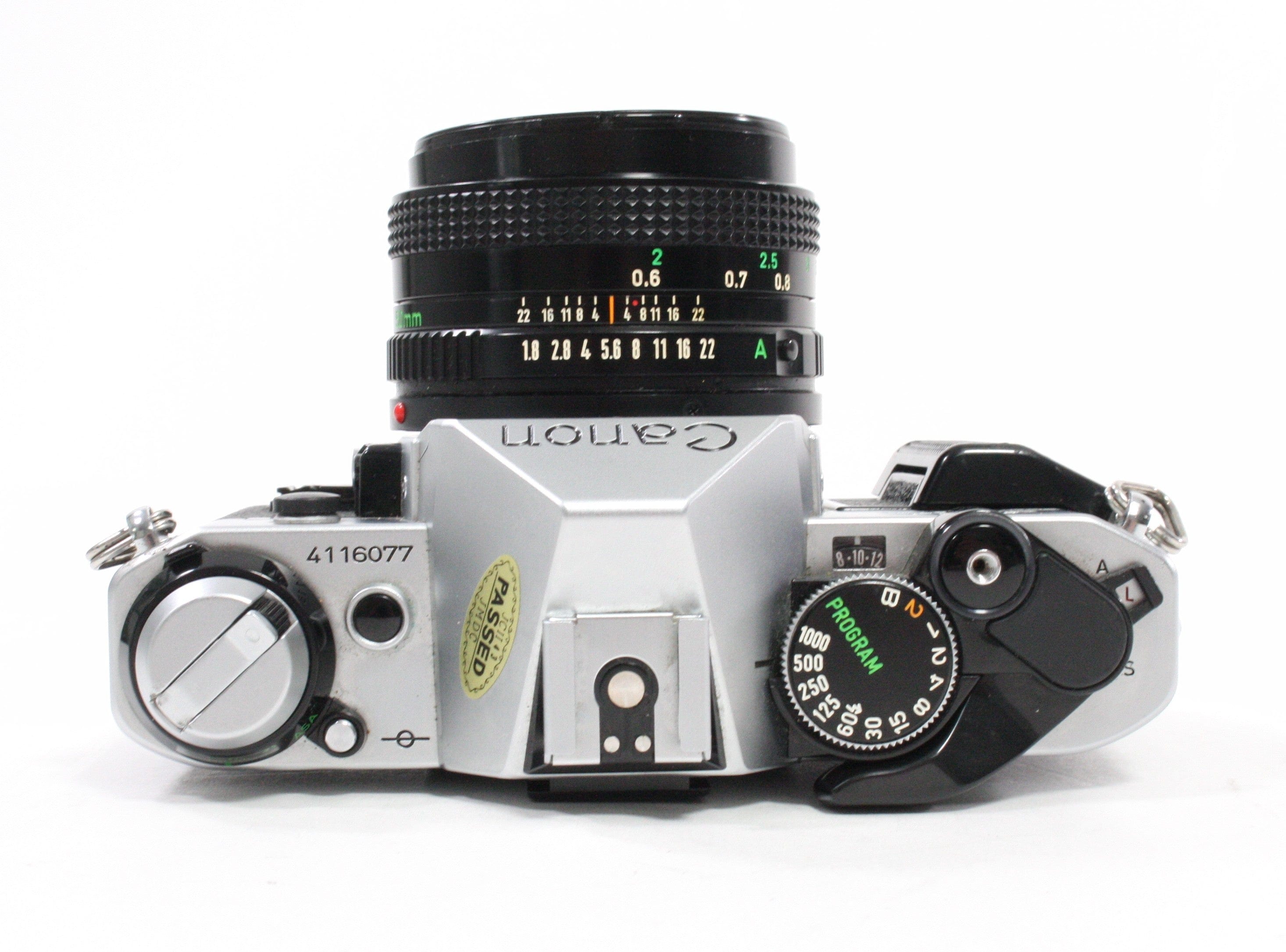Canon AE-1 Program SLR Camera with 50mm f/1.8 FD Lens