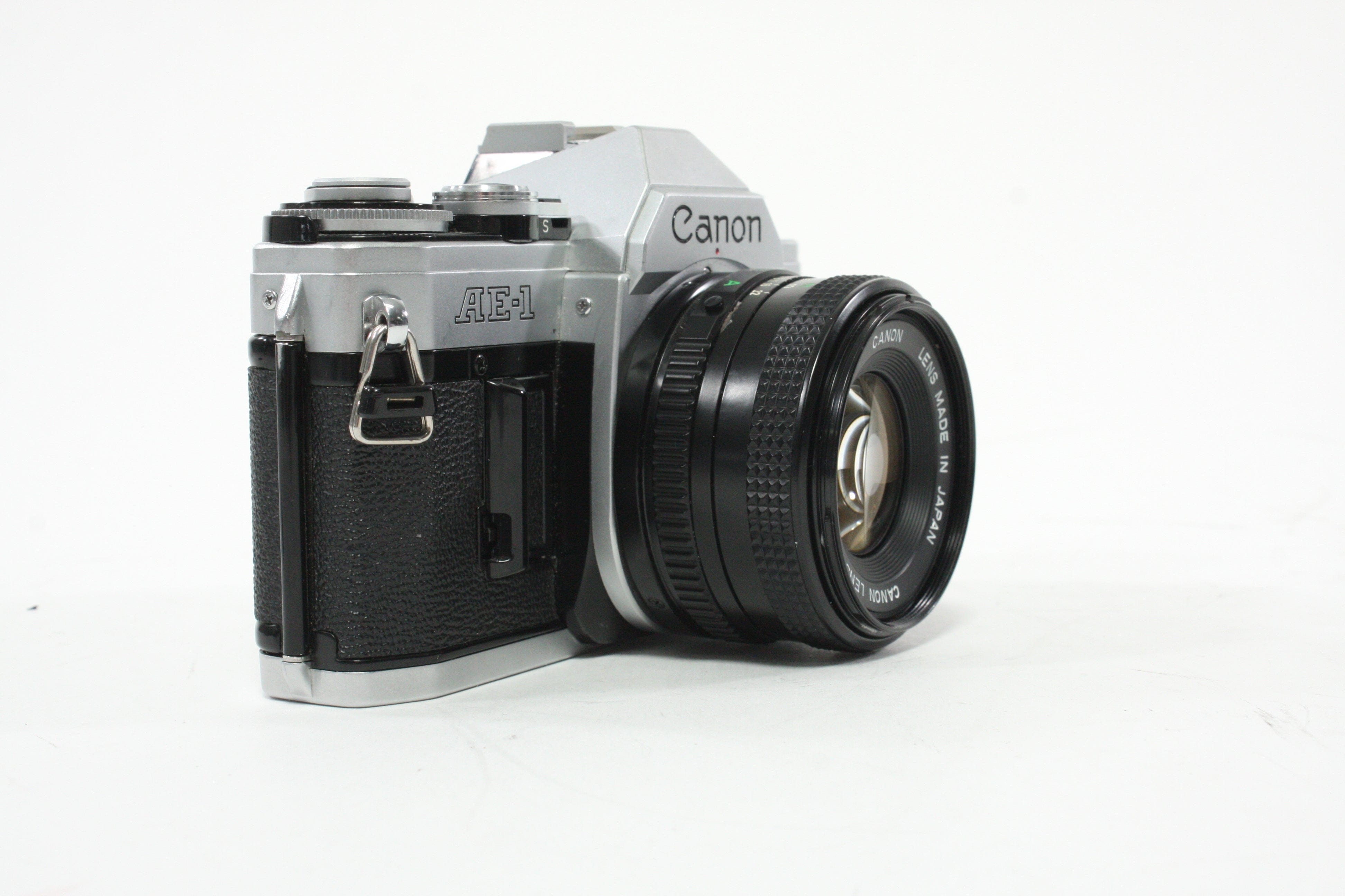 Canon AE-1 Program SLR Camera with 50mm f/1.8 Lens