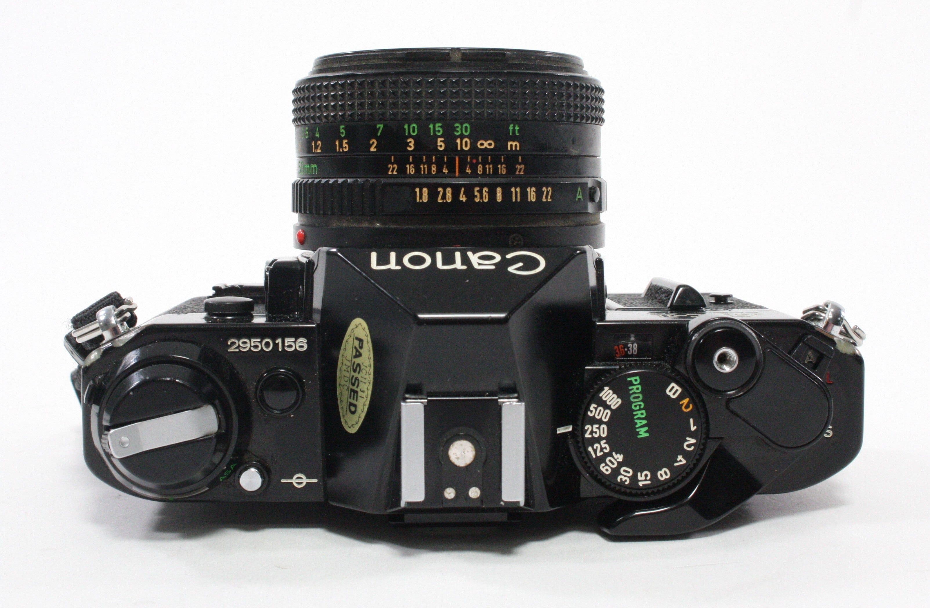 Canon AE-1 Program with 50mm f/1.8 Lens (Black)