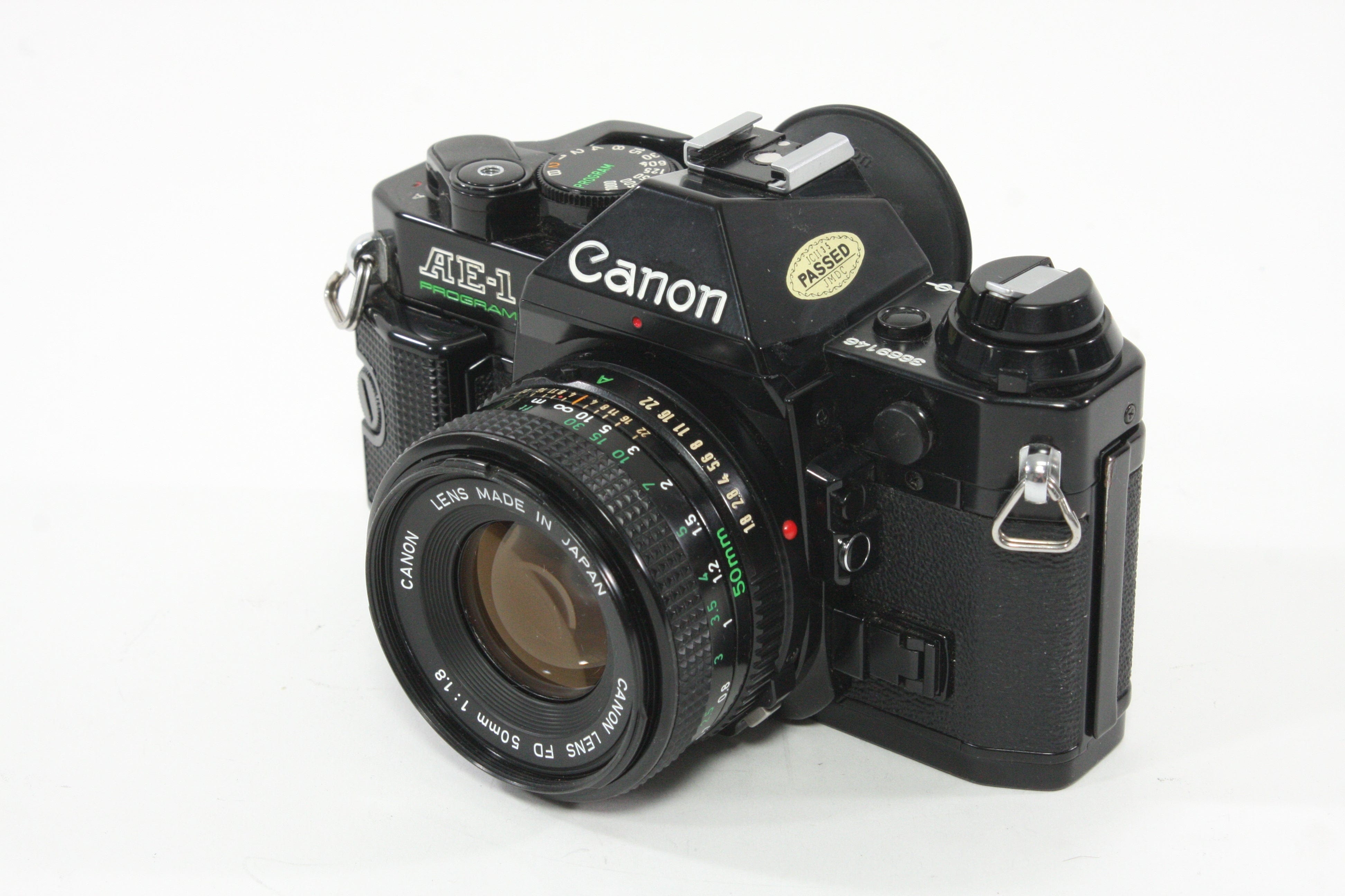 Canon AE-1 Program with 50mm F1.8 Lens (Black)