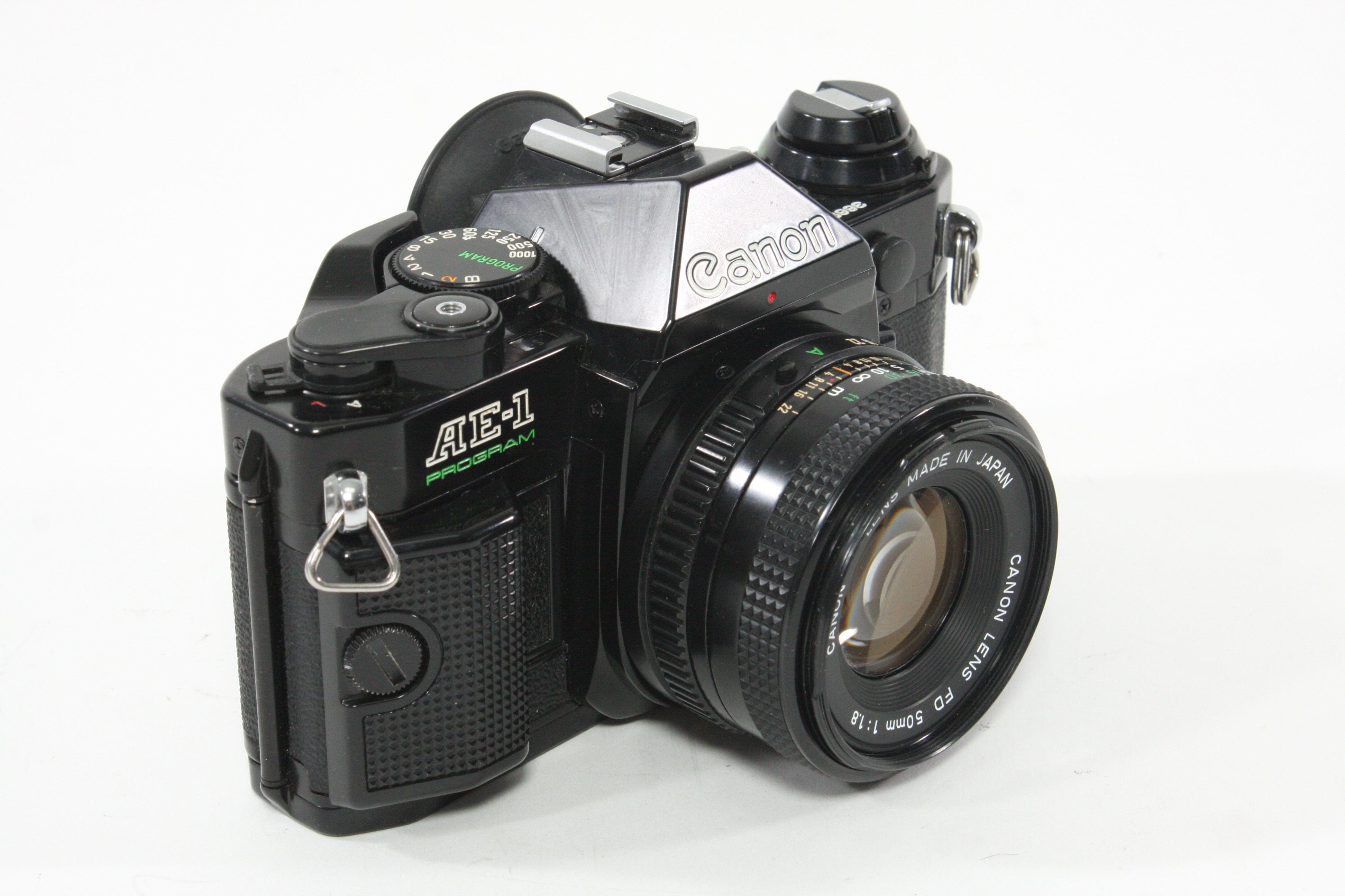 Canon AE-1 Program with 50mm F1.8 Lens (Black)