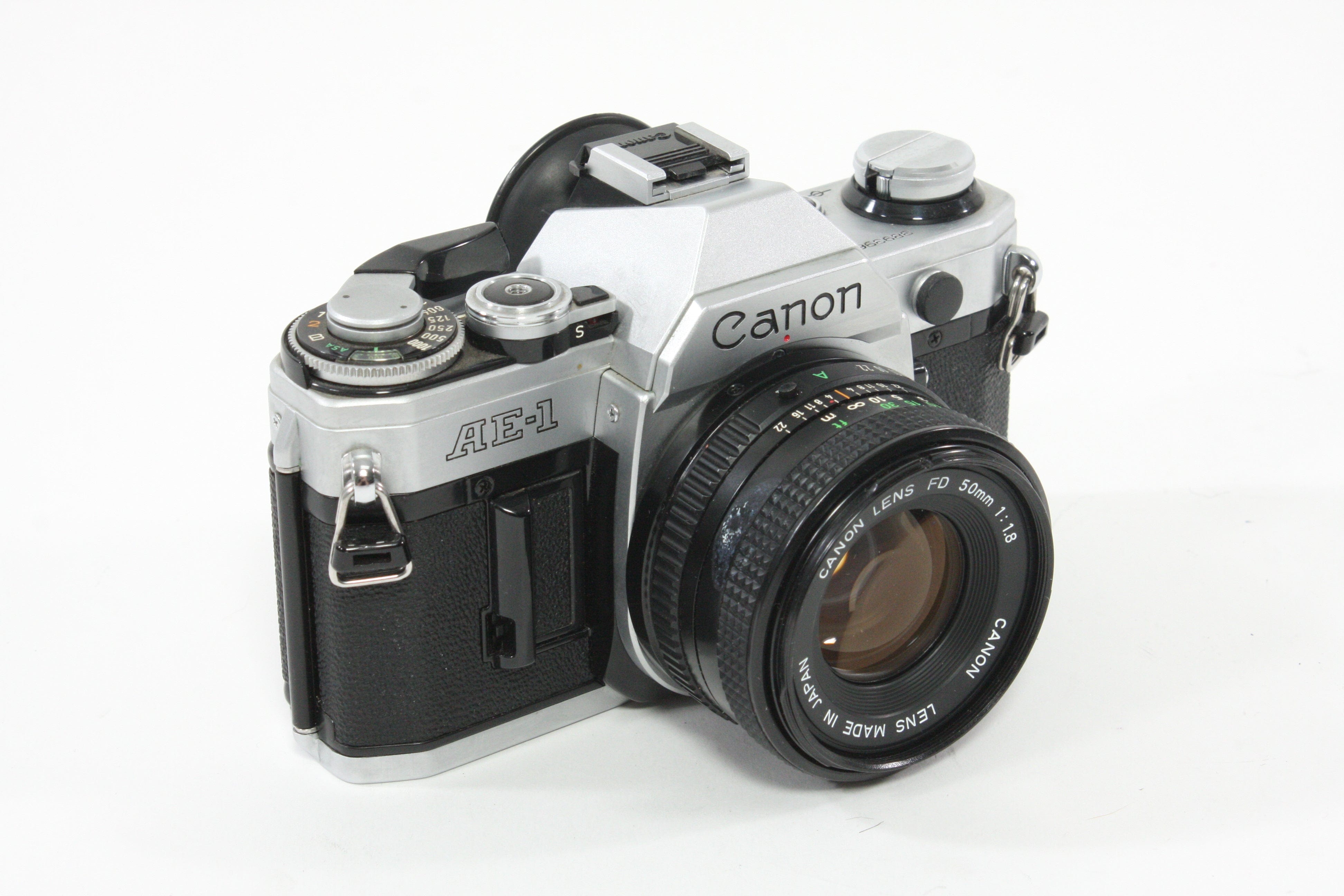 Canon AE-1 with 50mm F1.8 lens