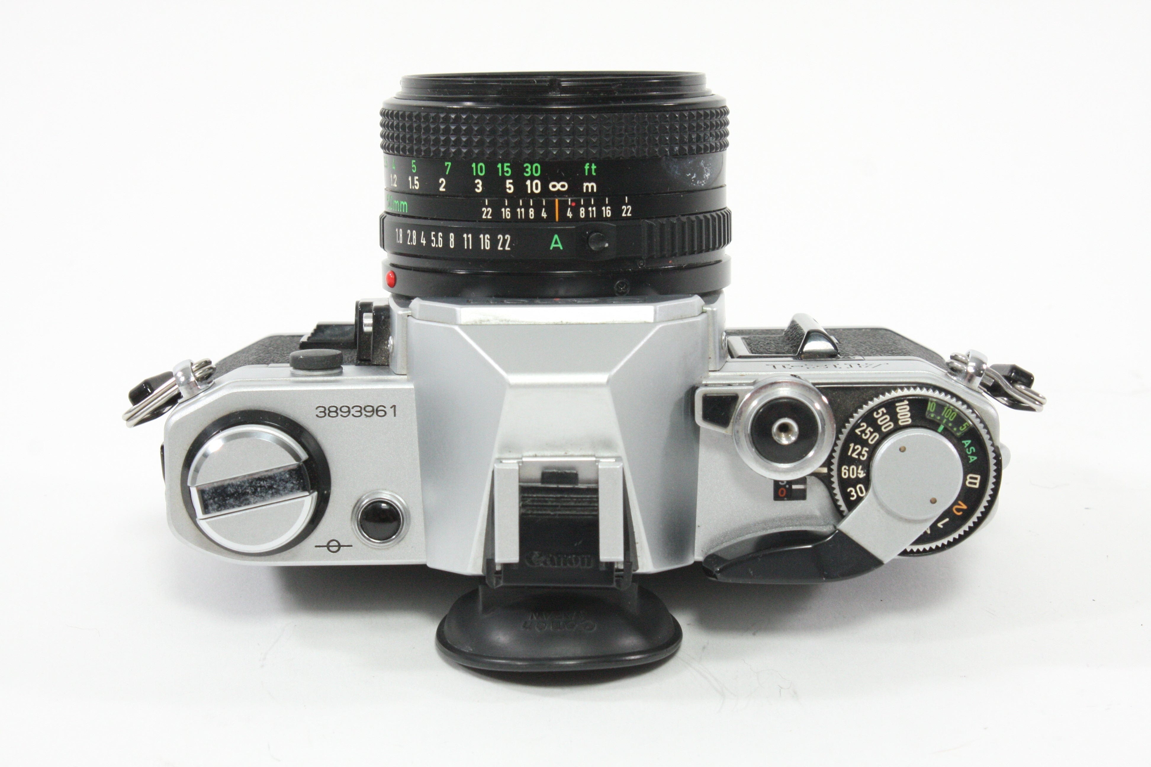 Canon AE-1 with 50mm F1.8 lens