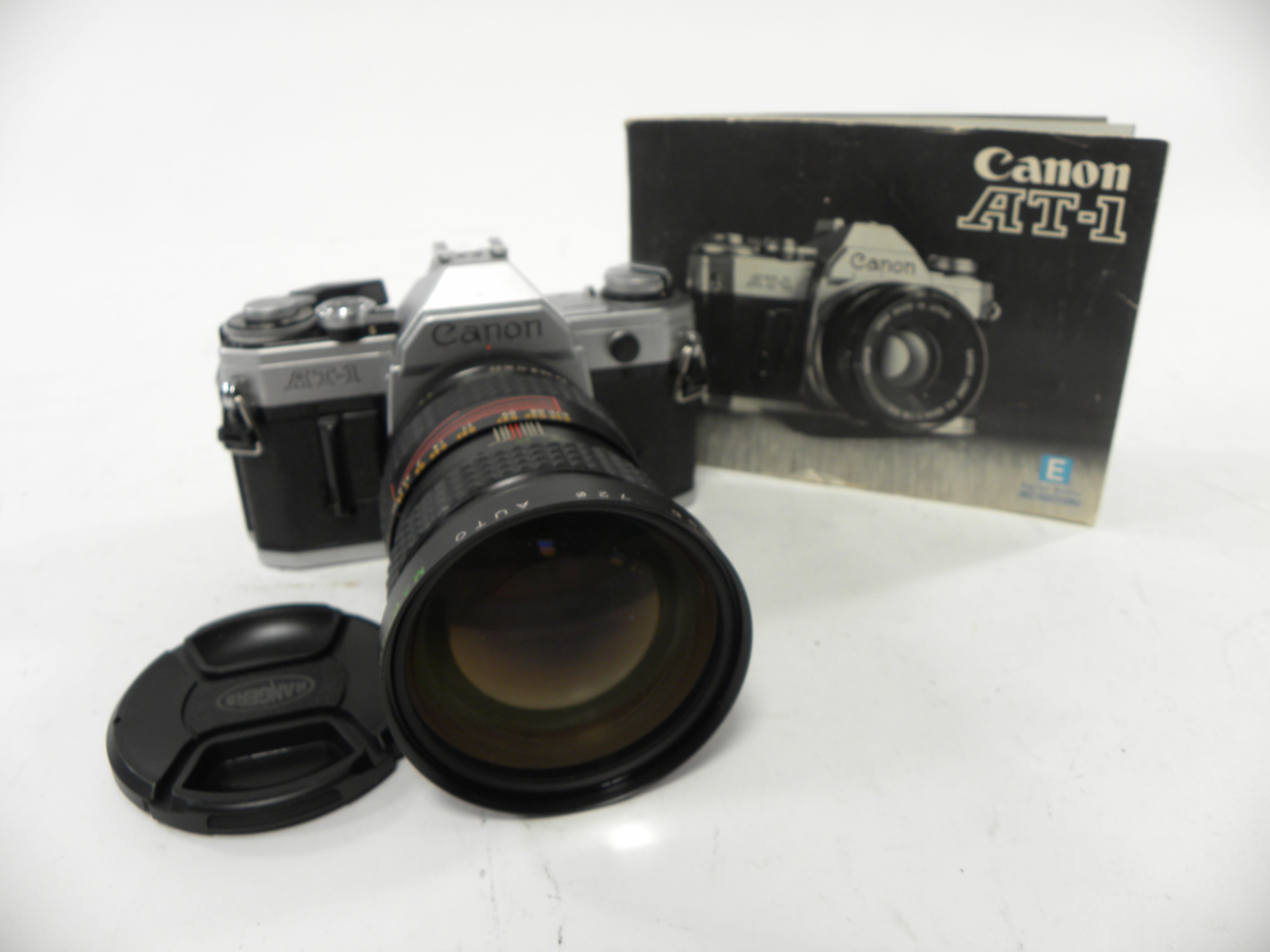 Canon AT-1 35mm SLR camera w/Makinon 28-80mm f3.5