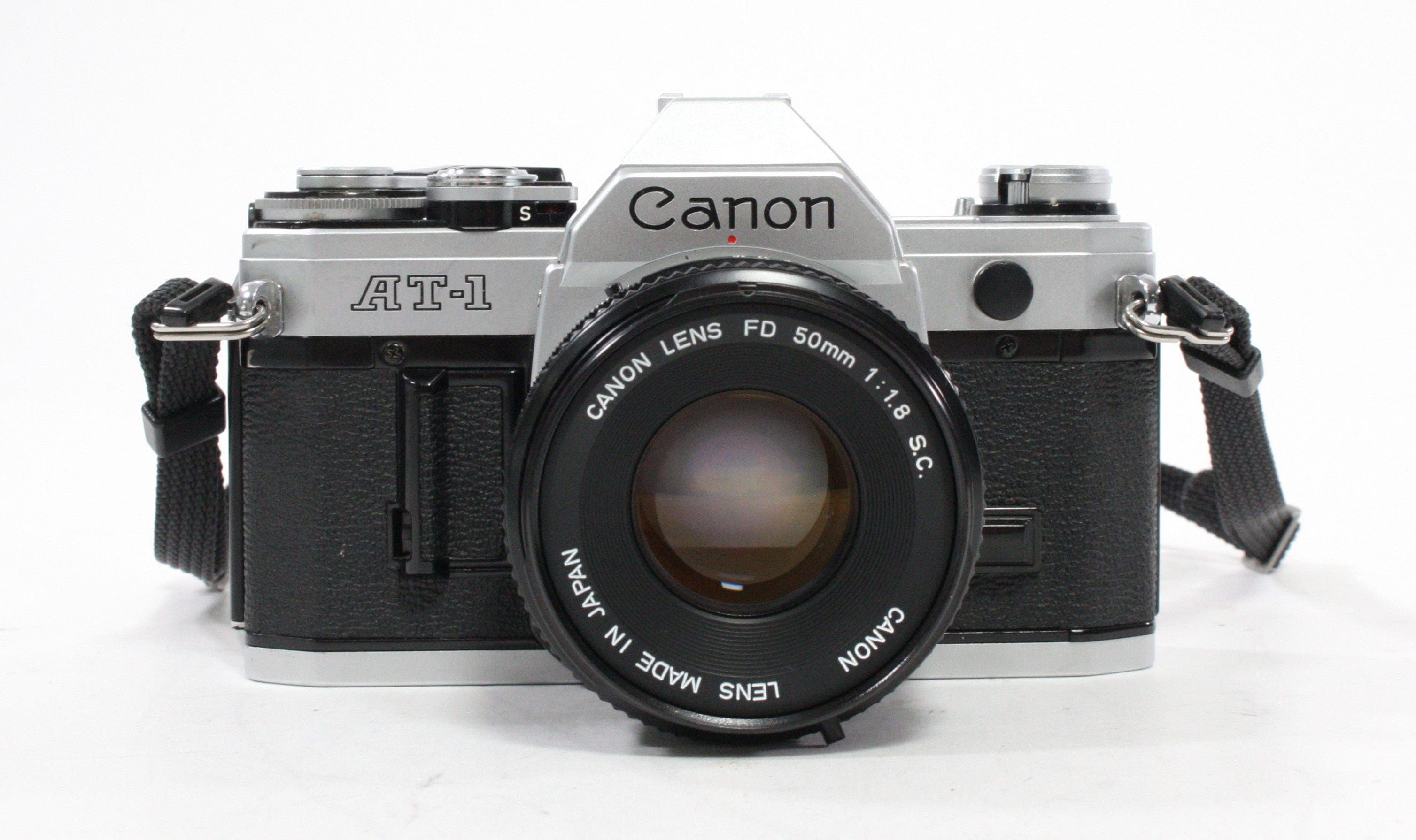 Canon AT-1 SLR Camera with 50mm f/1.8 S.C. FD Lens