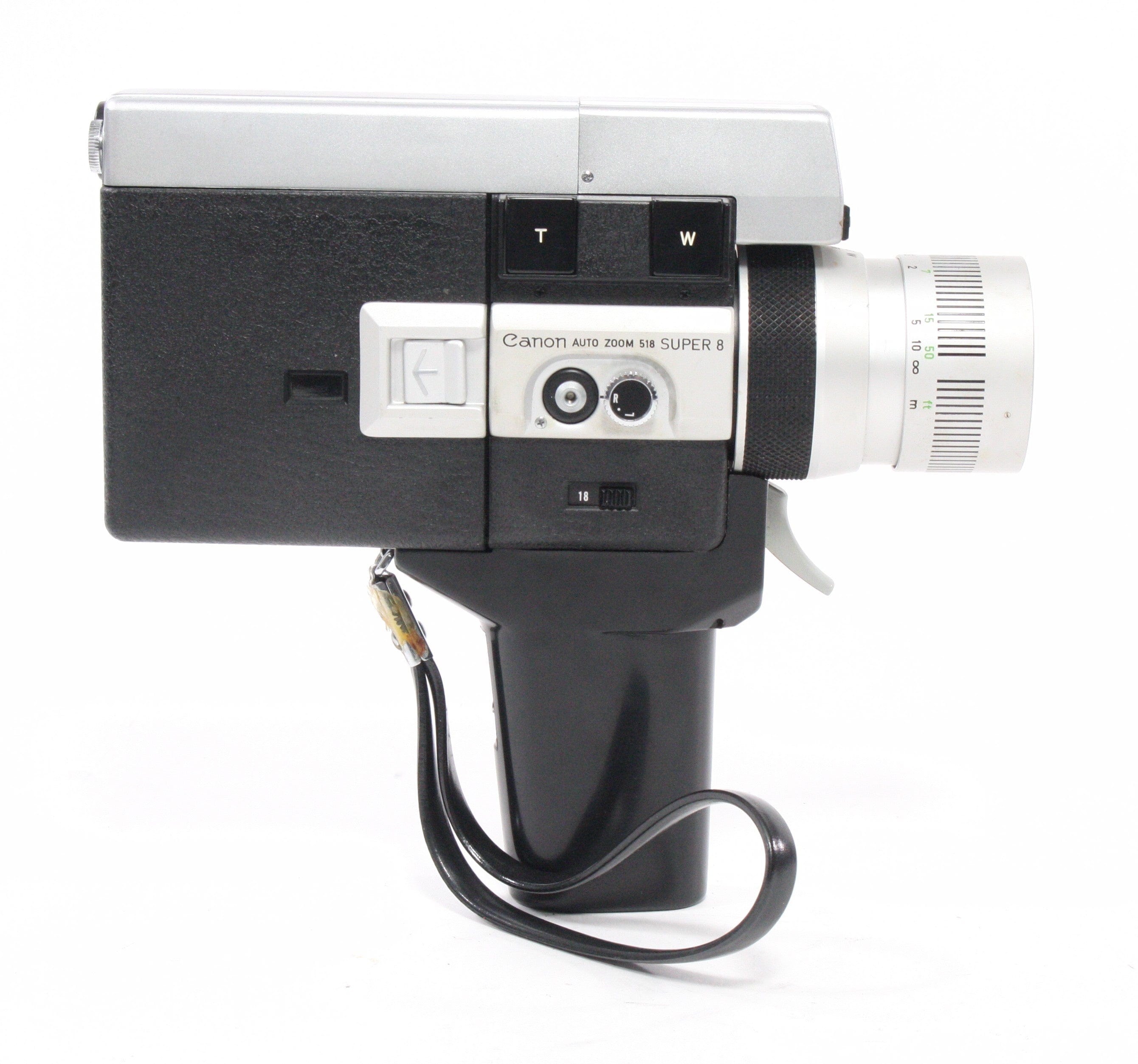 Canon Auto Zoom 518 Super 8 Camera with C-81.6X Converter AS-IS
