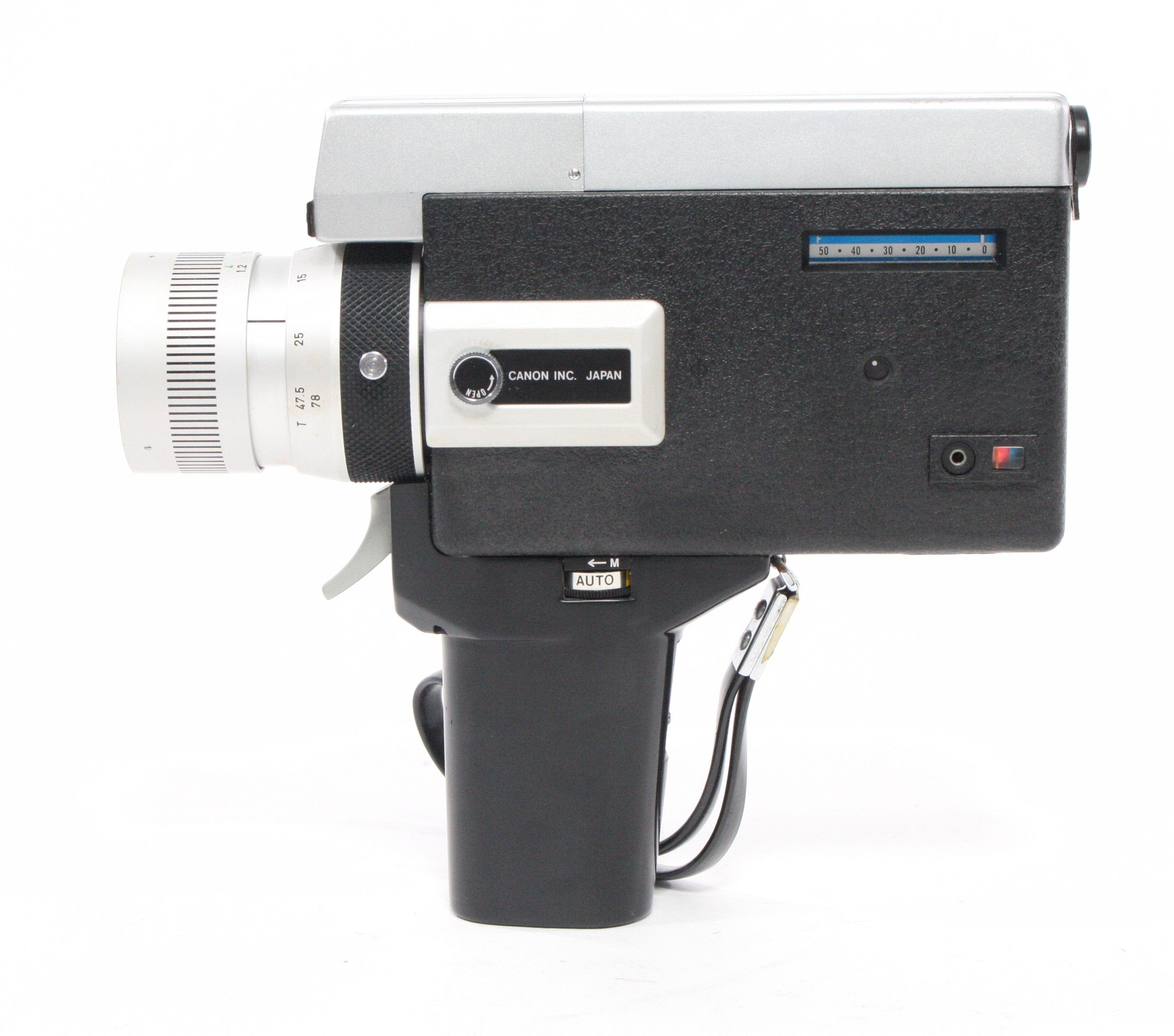 Canon Auto Zoom 518 Super 8 Camera with C-81.6X Converter AS-IS