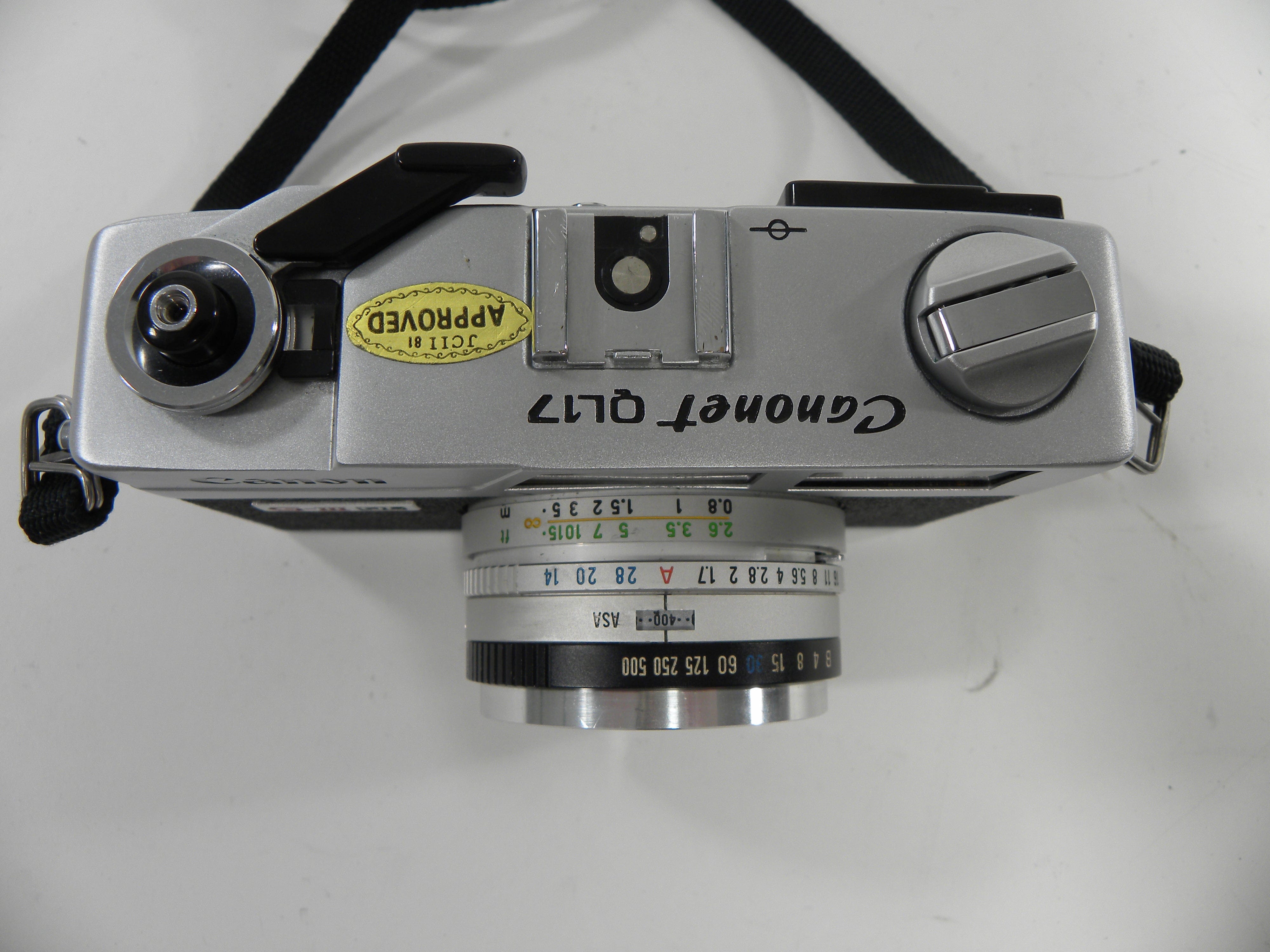 Canon Canonet QL17 G-111 35mm Camera