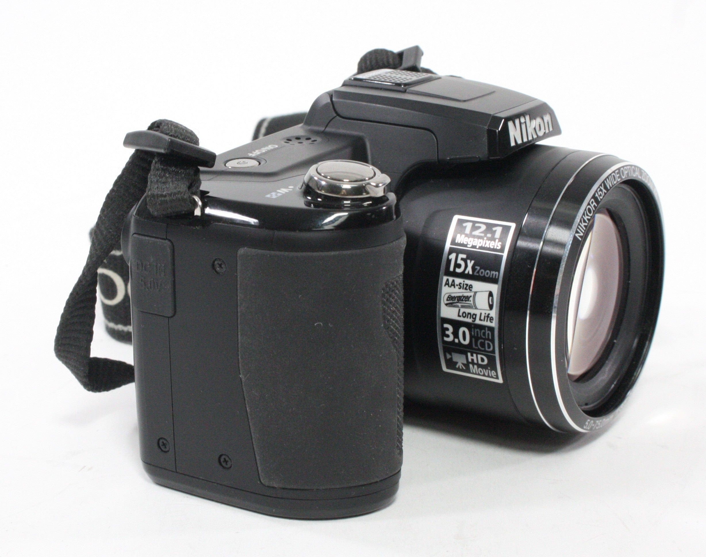 Canon Coolpix L110 15x Zoom 12.1mp Digital Point and Shoot Camera
