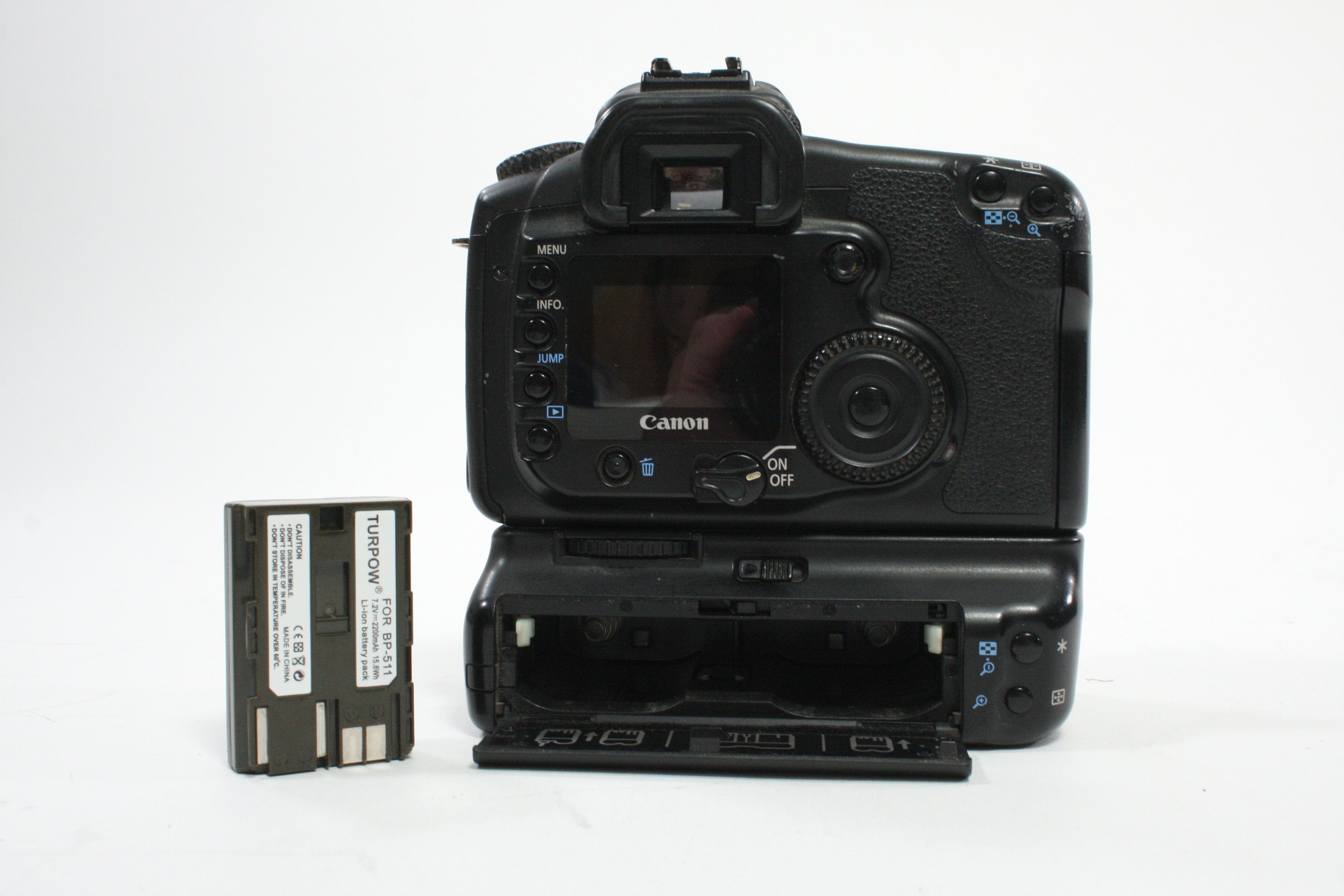 Canon EOS 20D DSLR Camera with BG-E2 Battery Grip (Shutter Count N/A)