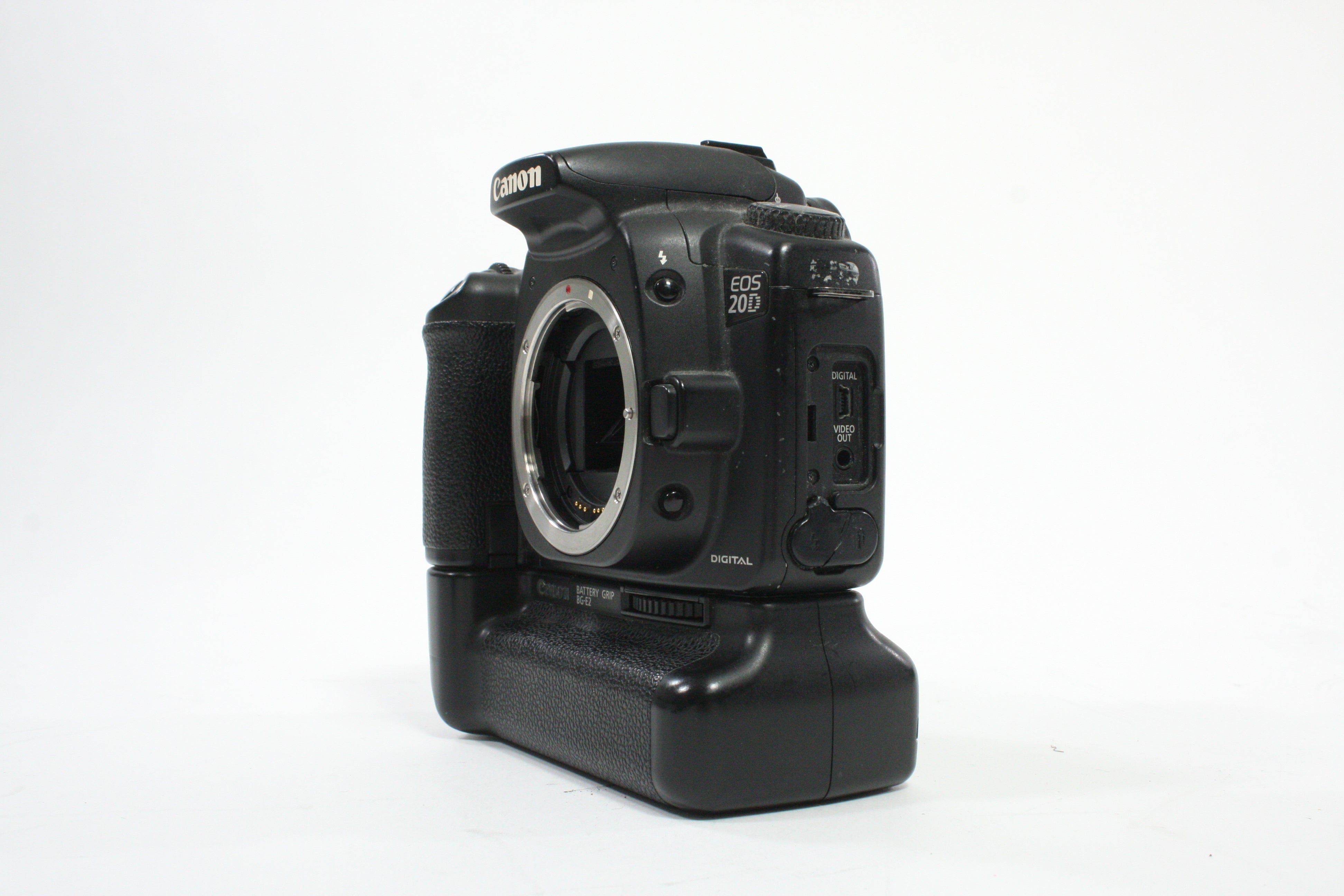 Canon EOS 20D DSLR Camera with BG-E2 Battery Grip (Shutter Count N/A)