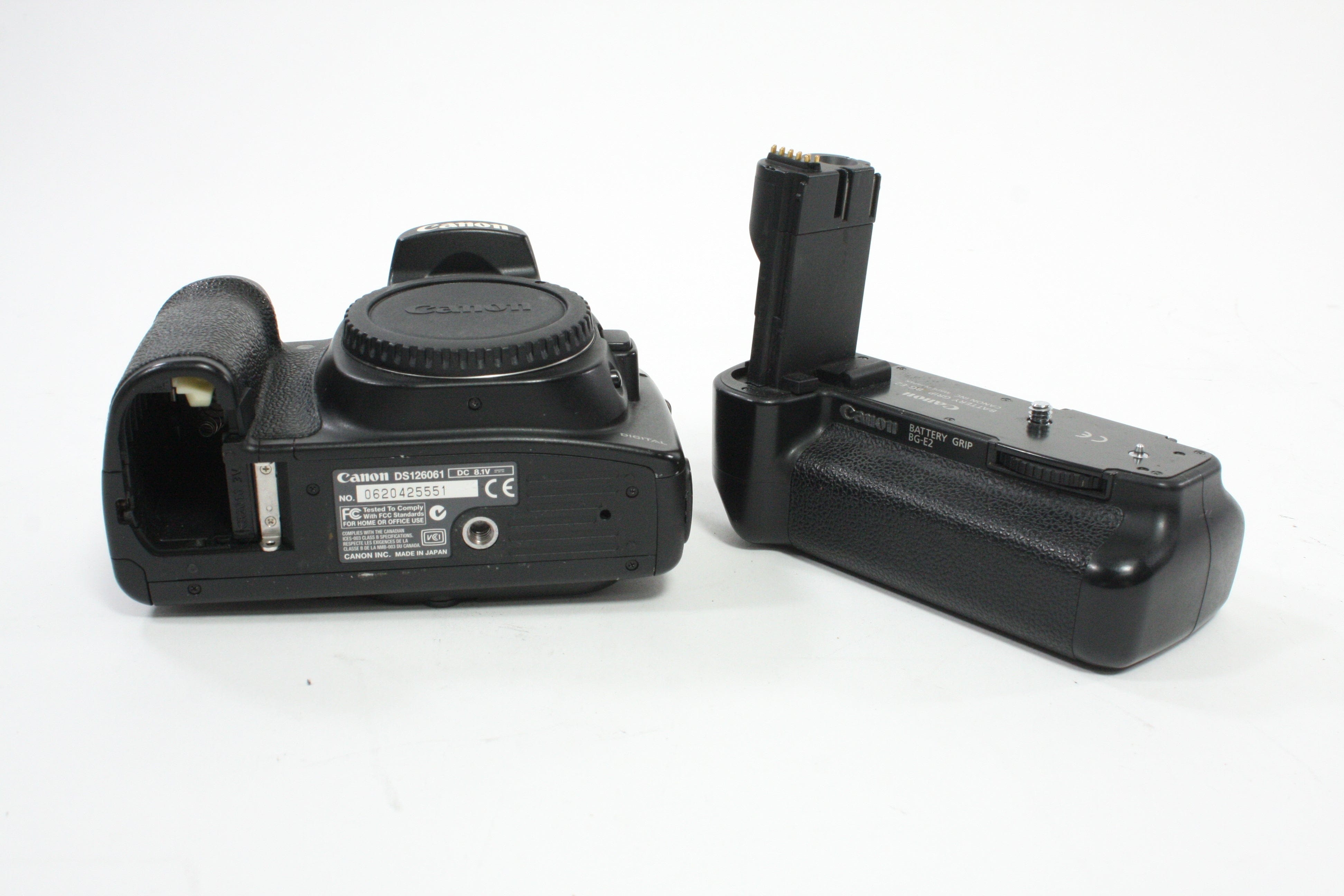 Canon EOS 20D DSLR Camera with BG-E2 Battery Grip (Shutter Count N/A)