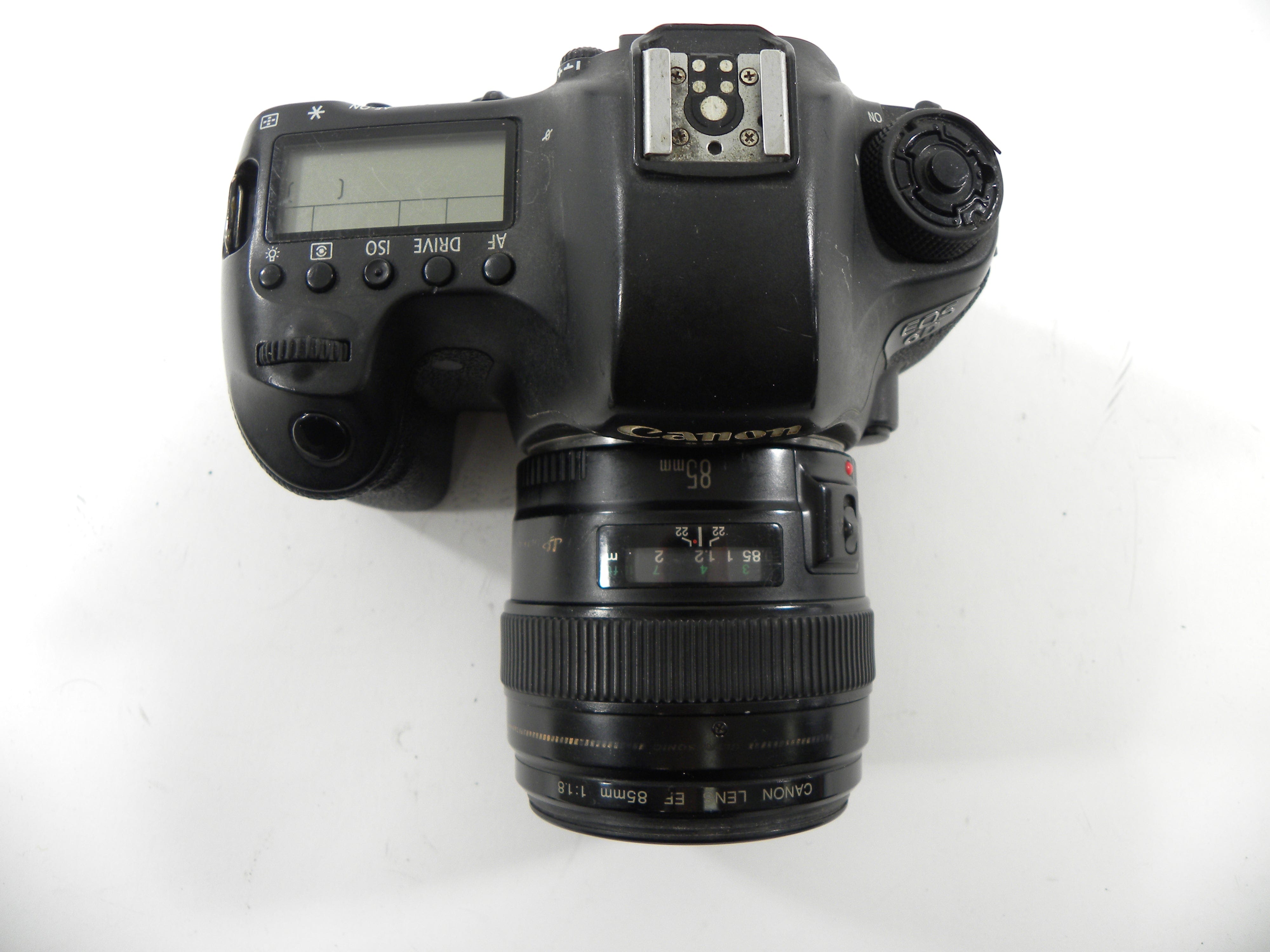 Canon EOS 6D 20.2m Digital SLR w/85mm f1.8 Shutter Ct. 156,543 AS IS No Returns!!