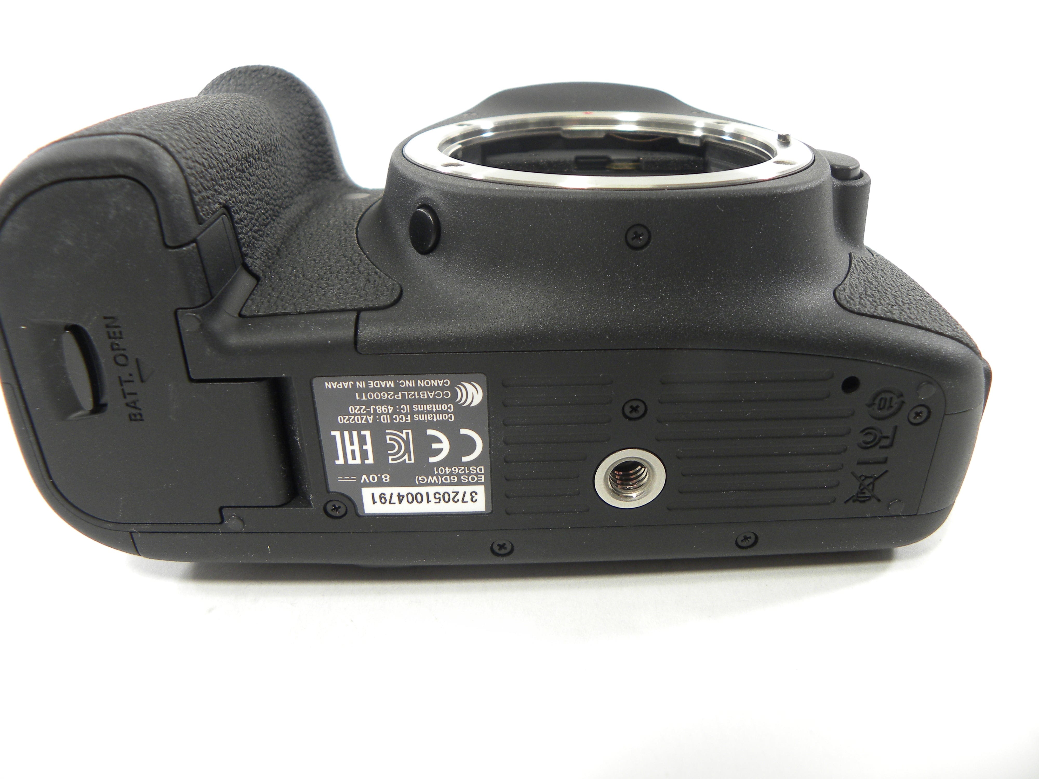Canon EOS 6D 20.2mp Digital SLR Body Only Shutter Ct. 482