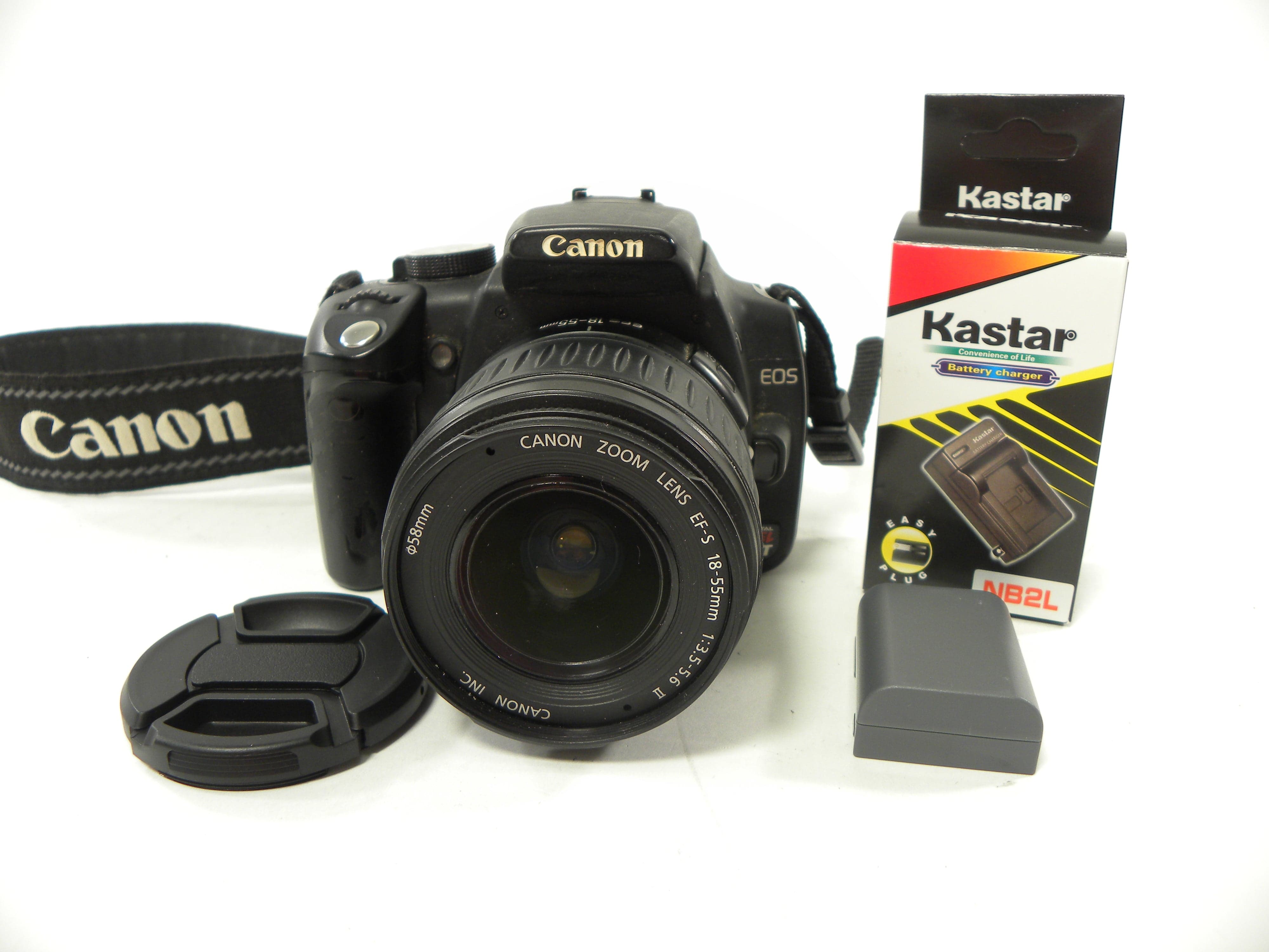 Canon EOS Digital Rebel XT 8mp Camera w/EF-S 18-55 f3.5-5.6 II