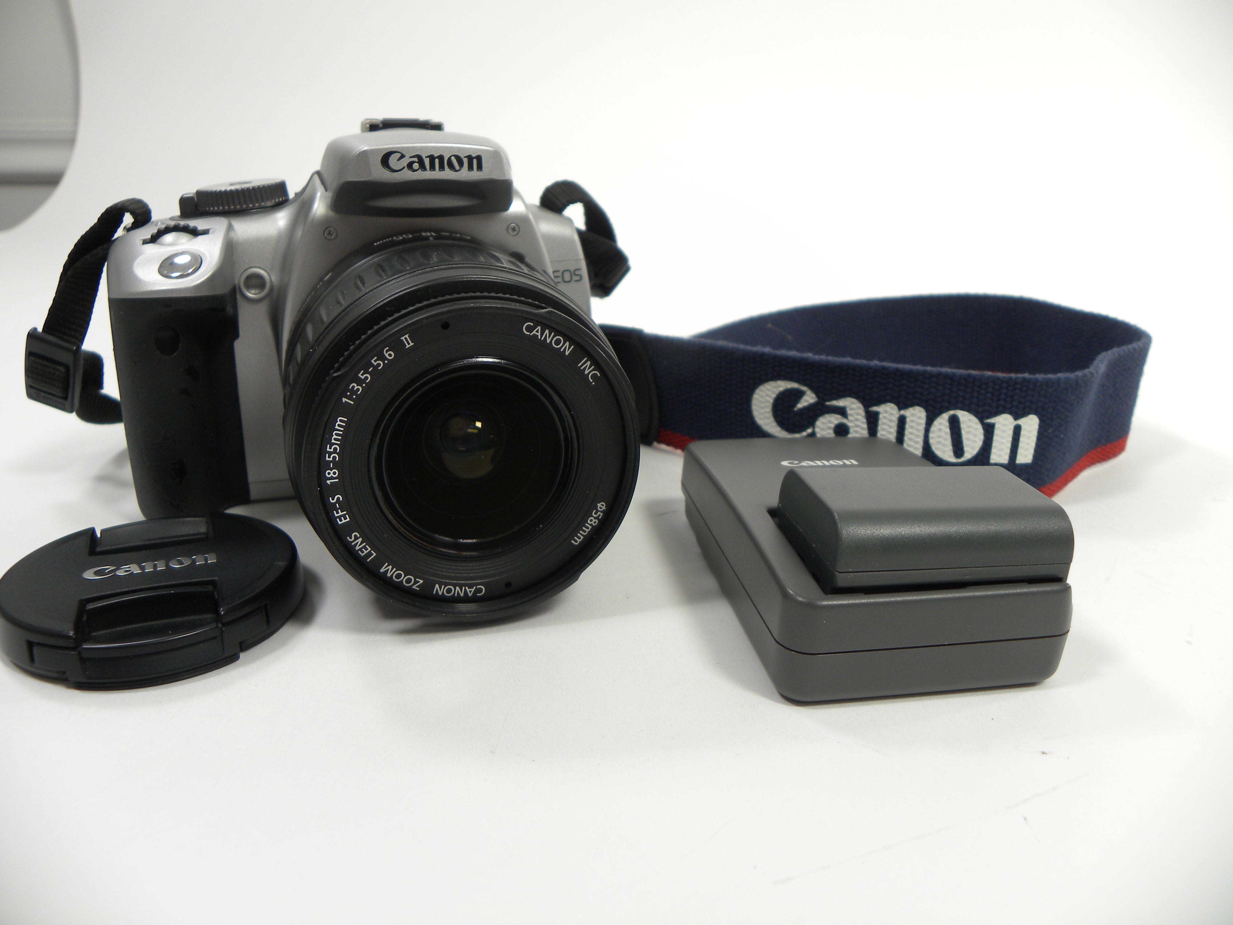 Canon EOS Digital Rebel XTi 10mp camera w/EF-S 18-55 f3.5-5.6 II