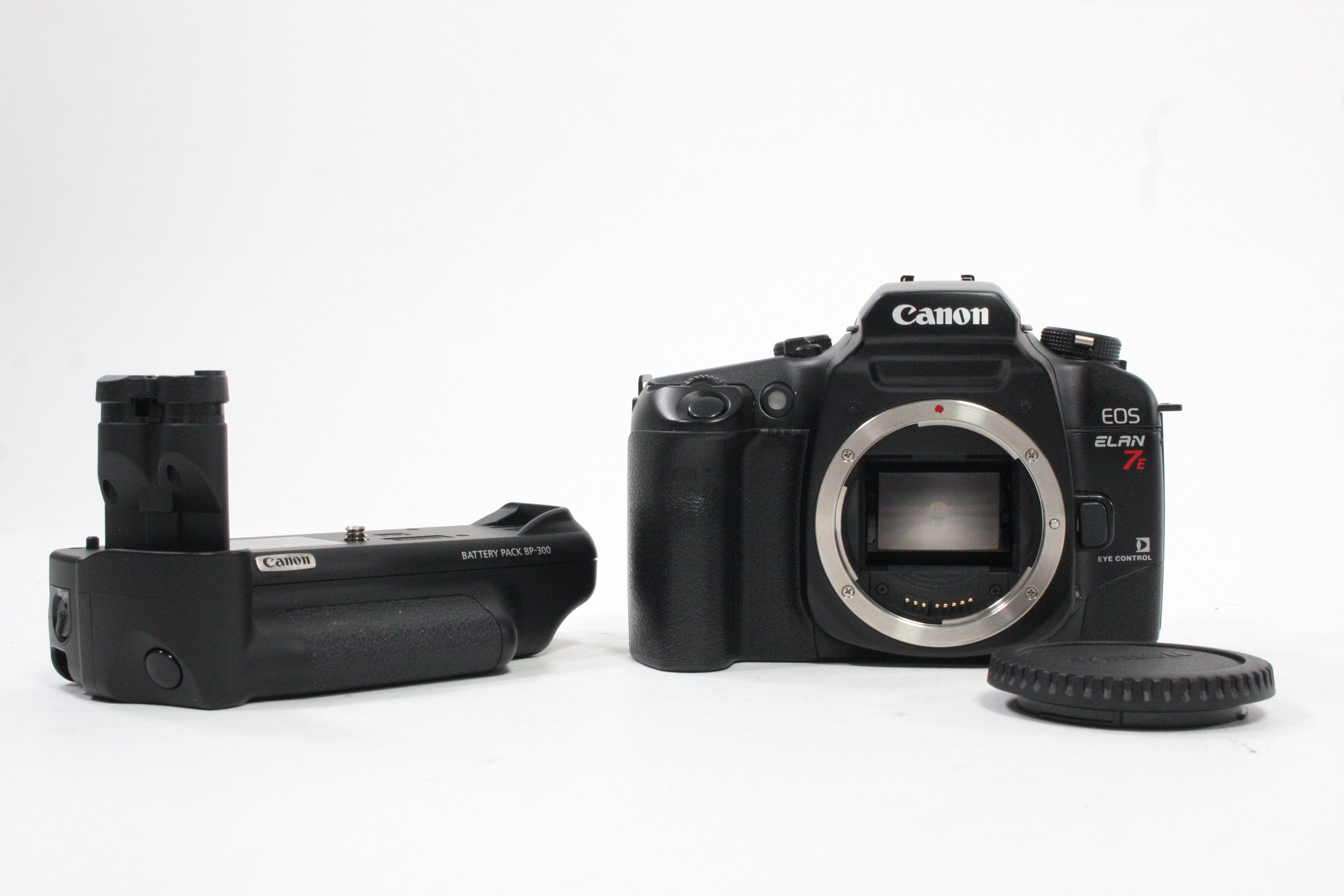 Canon EOS Elan 7E 35mm SLR Camera Body with Canon BP-300 Battery Pack