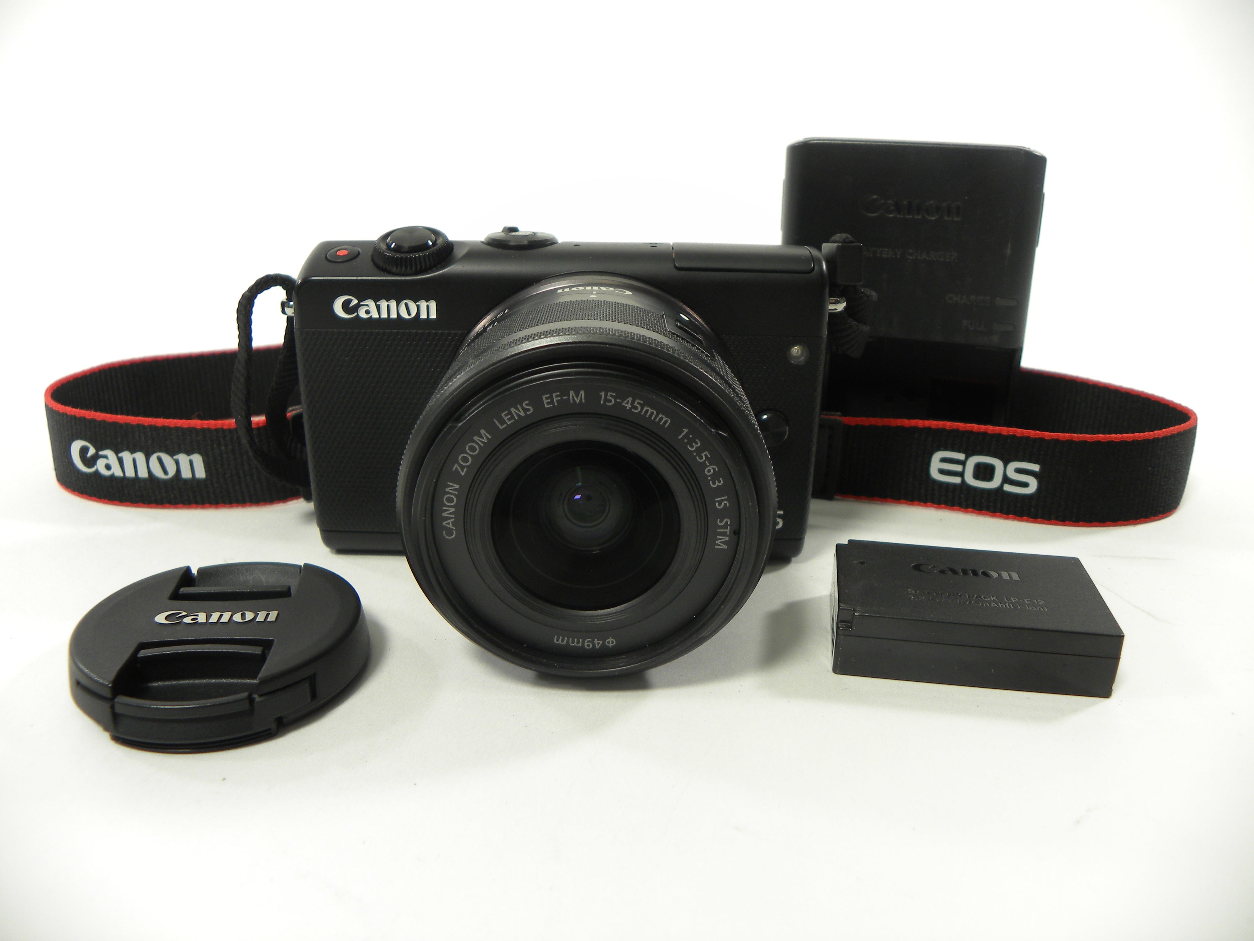 Canon EOS M100 24.2mp Digital Mirroless camera w/EF-M 15-45mm f3.5-6.3 IS STM