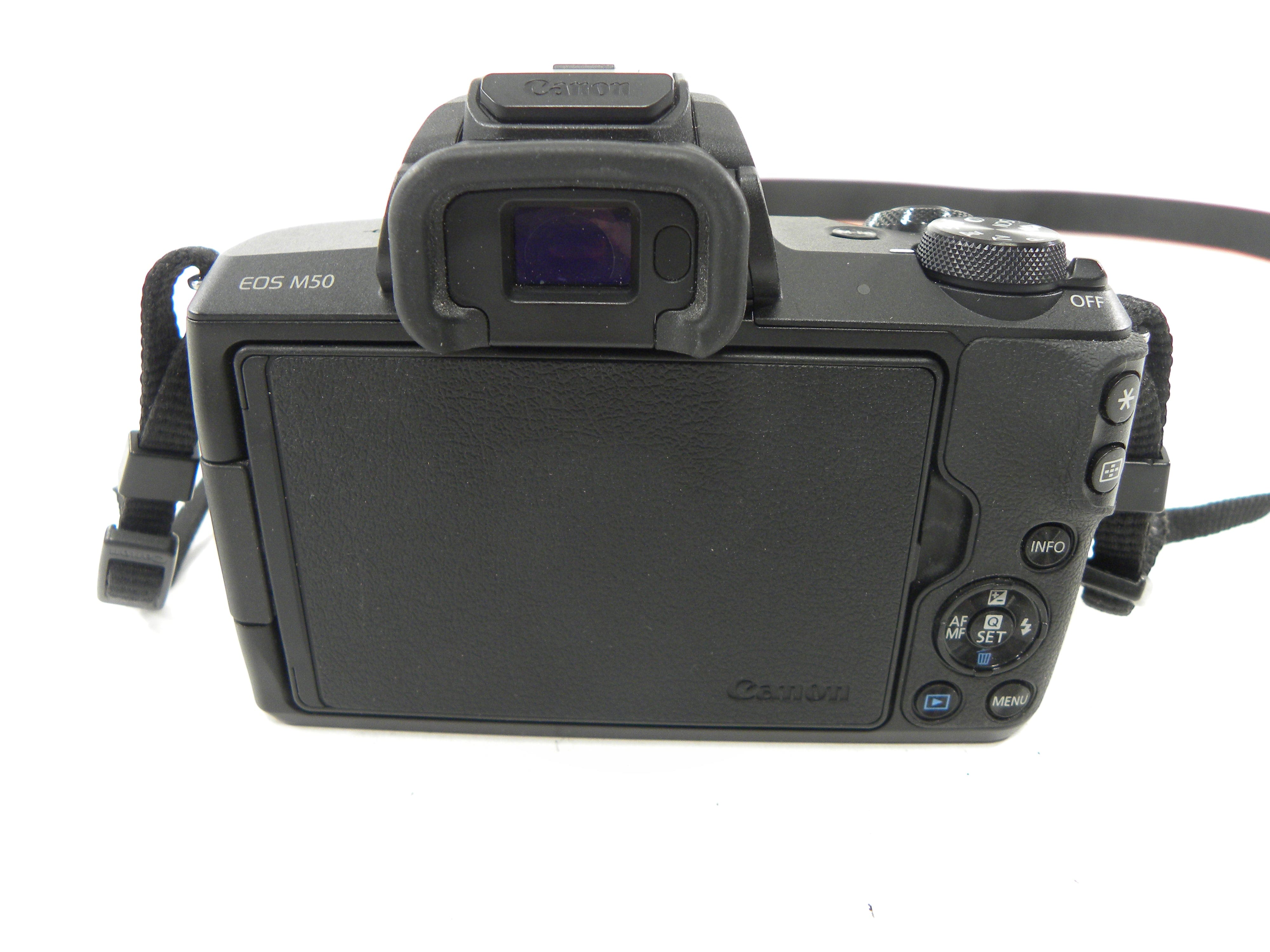 Canon EOS M50 24.1mp Digital Mirrorless Camera w/EF-M 15-45 IS STM S/C
