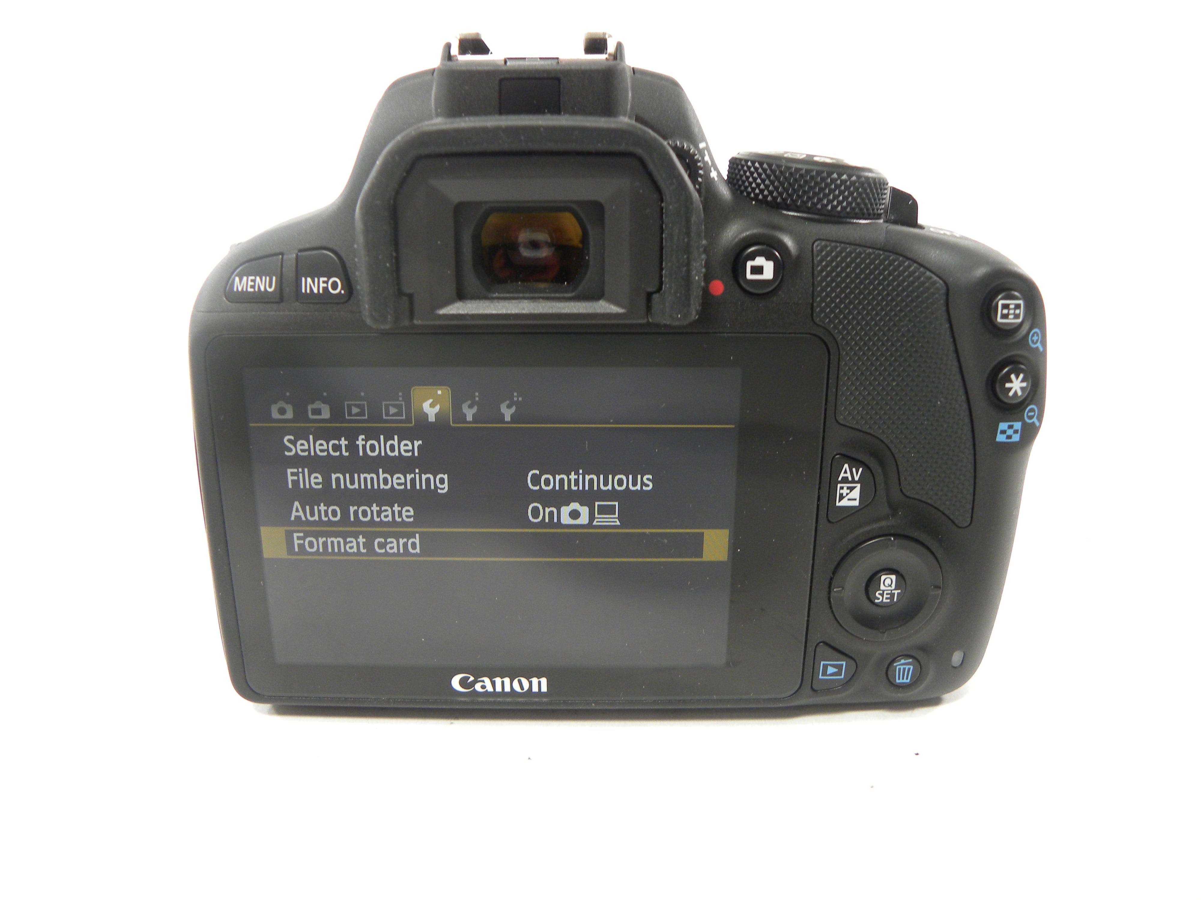 Canon EOS Rebel SL1 18mp Digital SLR w/EF-S 18-55 IS STM Shutter Ct. 749
