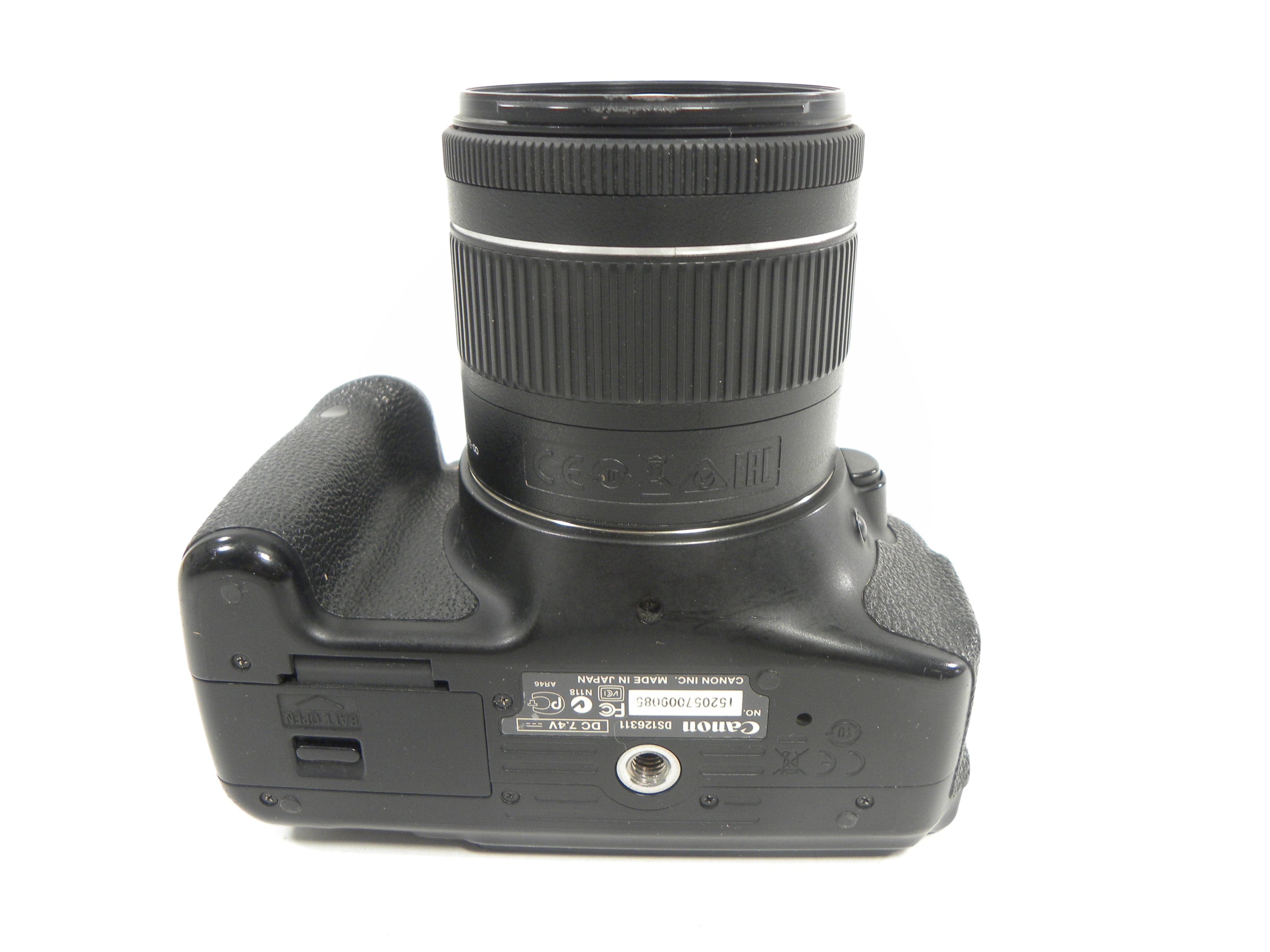Canon EOS Rebel T3i 18.0mp Digital SLR w/EF-S 18-55 IS STM Shutter ct. 48,244