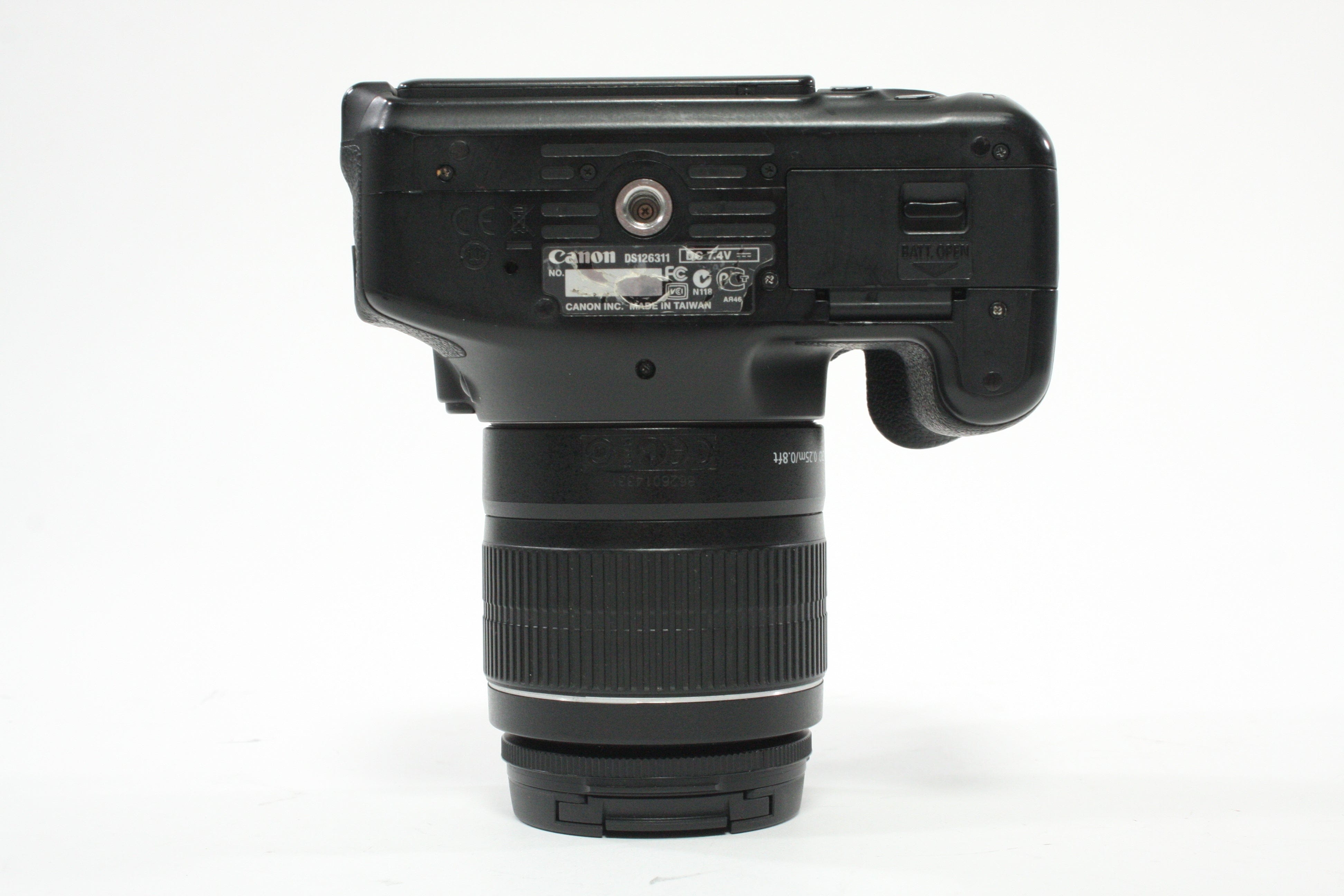 Canon EOS Rebel T3i DSLR Camera with 18-55mm f/3.5-5.6 IS II EF Lens with a Shutter Count of 35,026