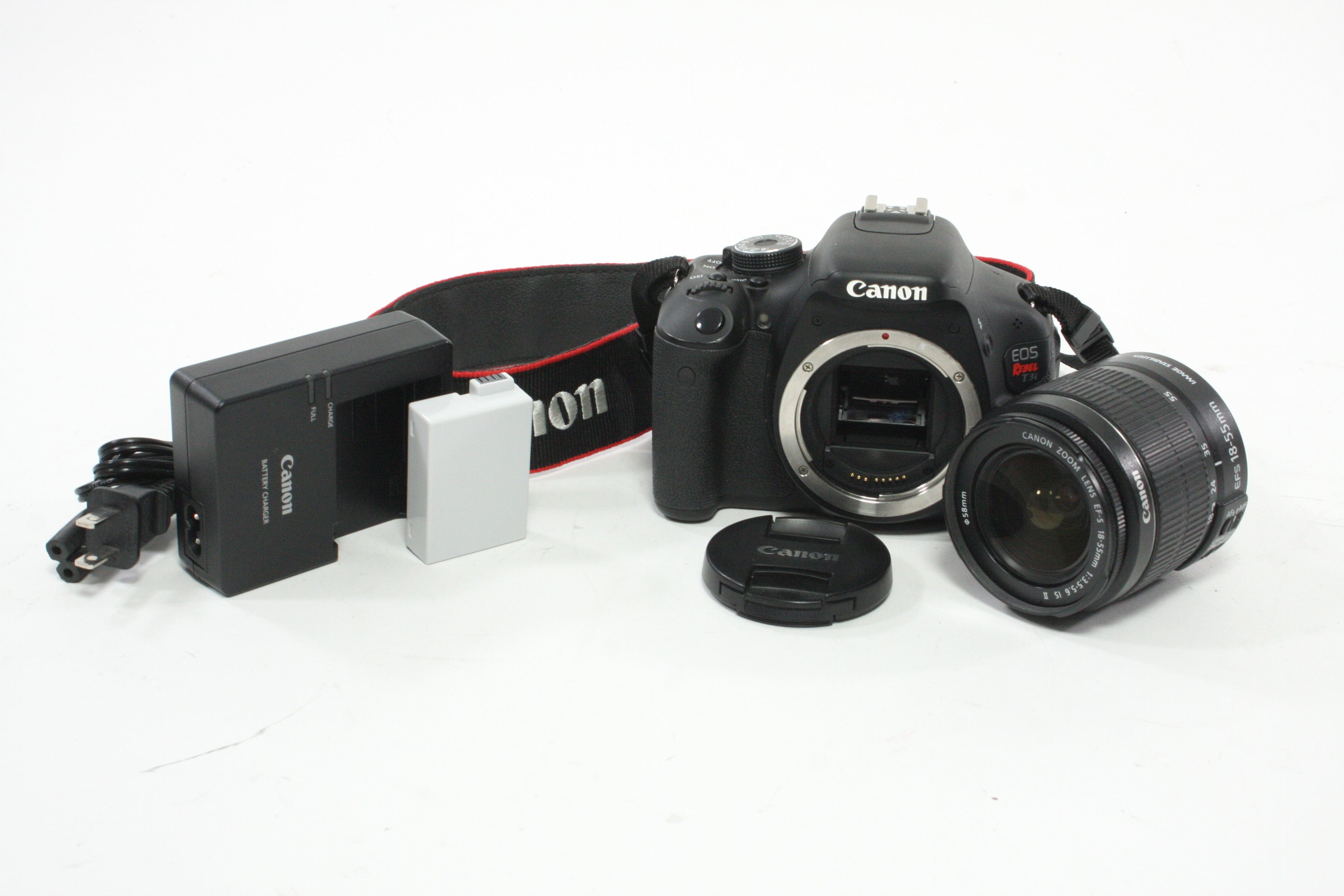 Canon EOS Rebel T3i DSLR with 18-55mm f/3.5-5.6 IS II Lens with Shutter Count 14,577