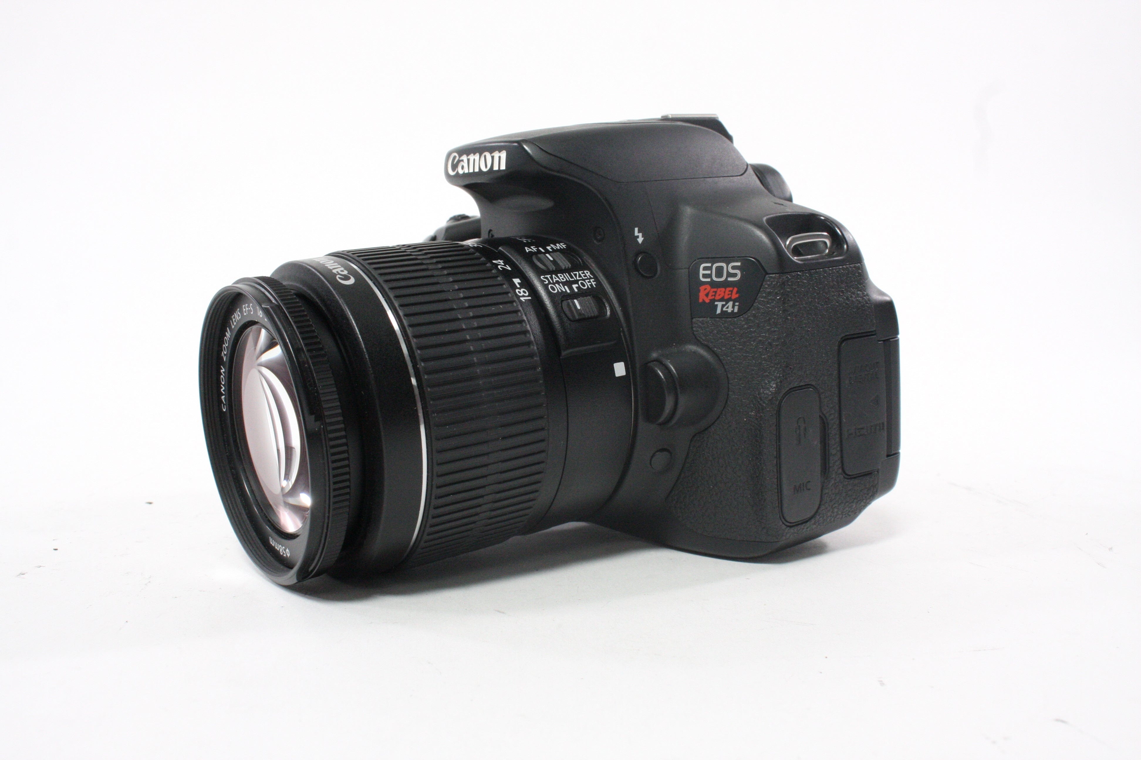 Canon EOS Rebel T4i DSLR Camera wtih 18-55mm f/3.5-5.6 IS II EF-S Shutter Count 12,396