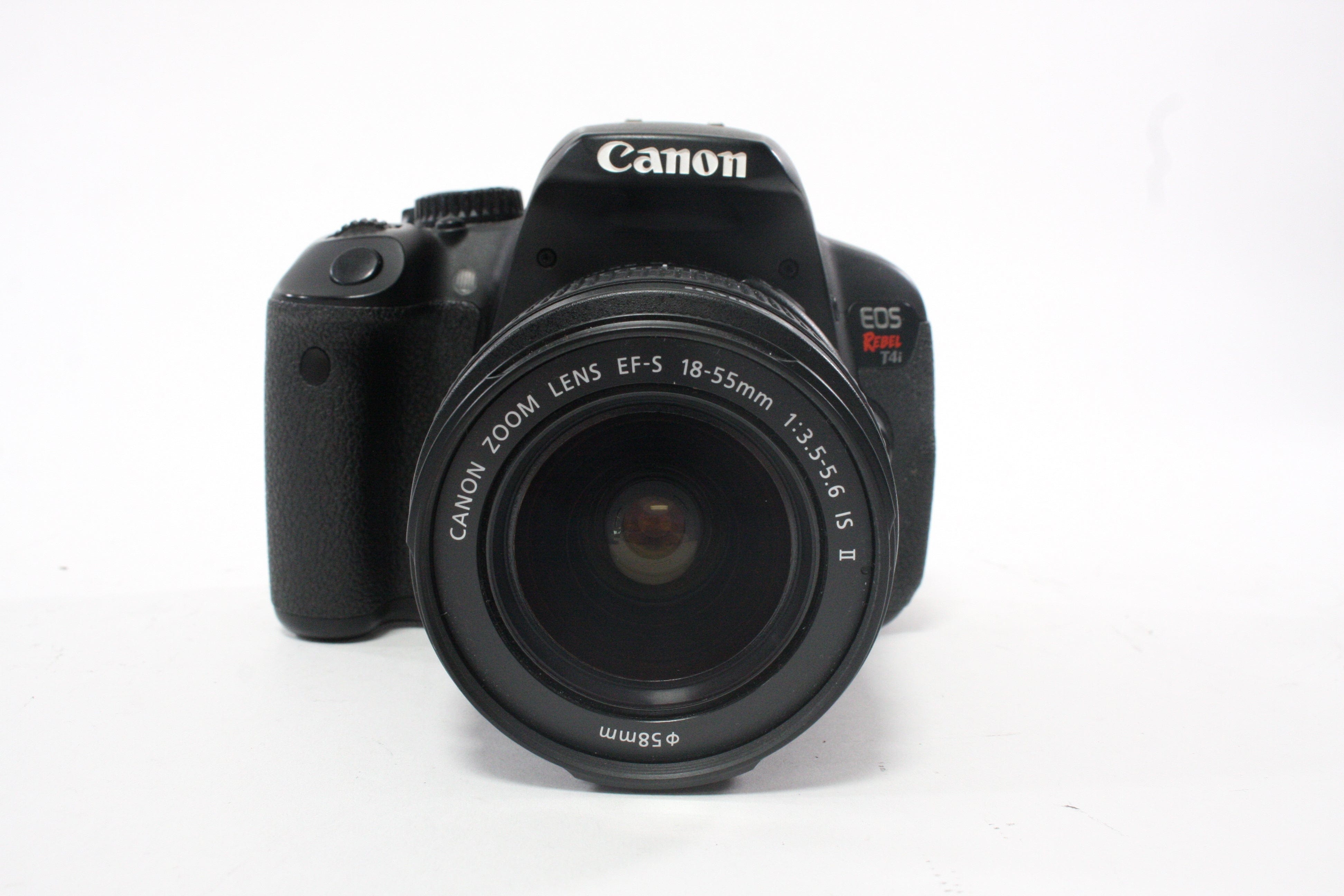 Canon EOS Rebel T4i DSLR Camera wtih 18-55mm f/3.5-5.6 IS II EF-S Shutter Count 12,396
