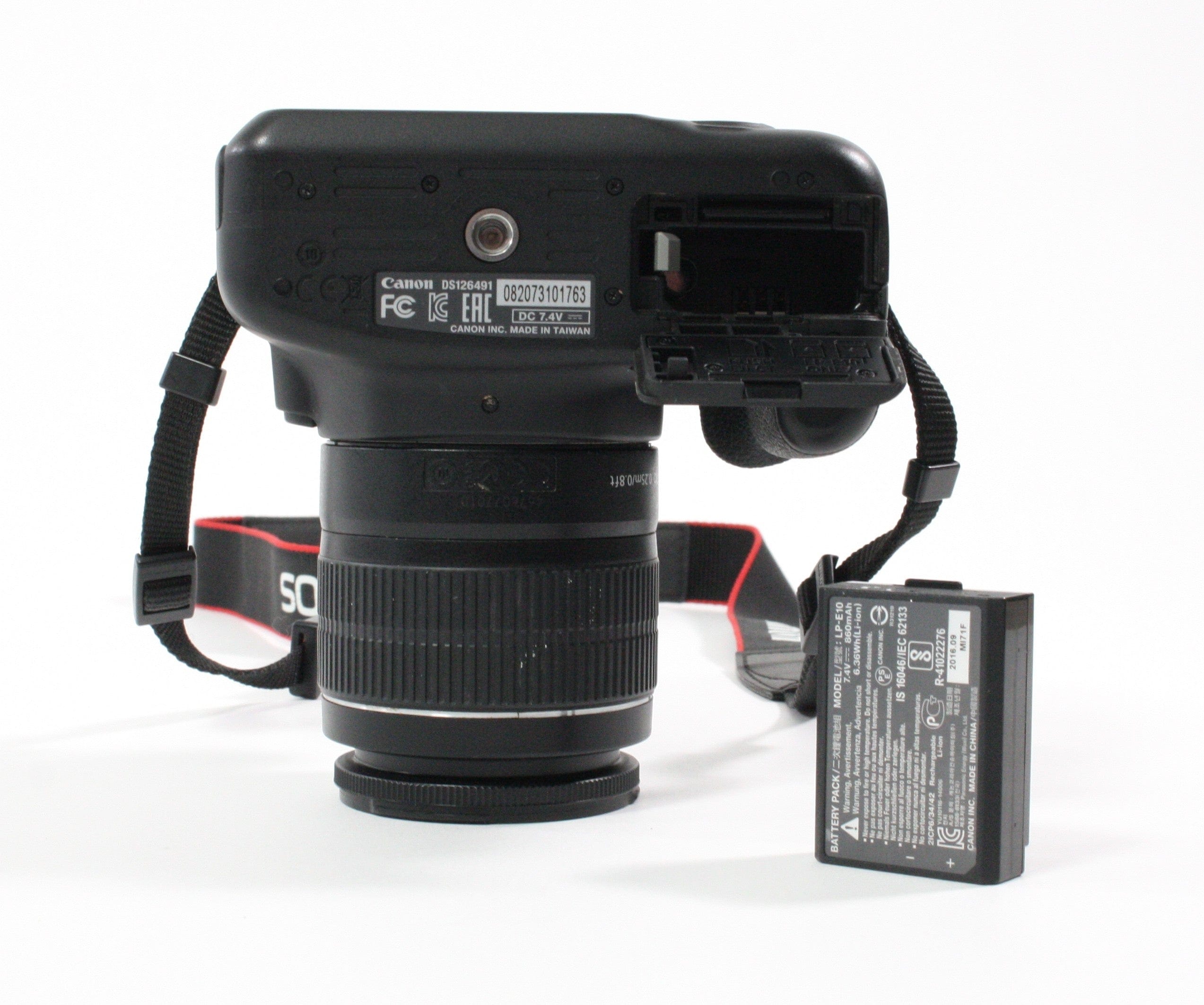 Canon EOS Rebel T5 18.0mp Digital SLR w/EF-S 18-55 IS II Shutter Ct. 9,752
