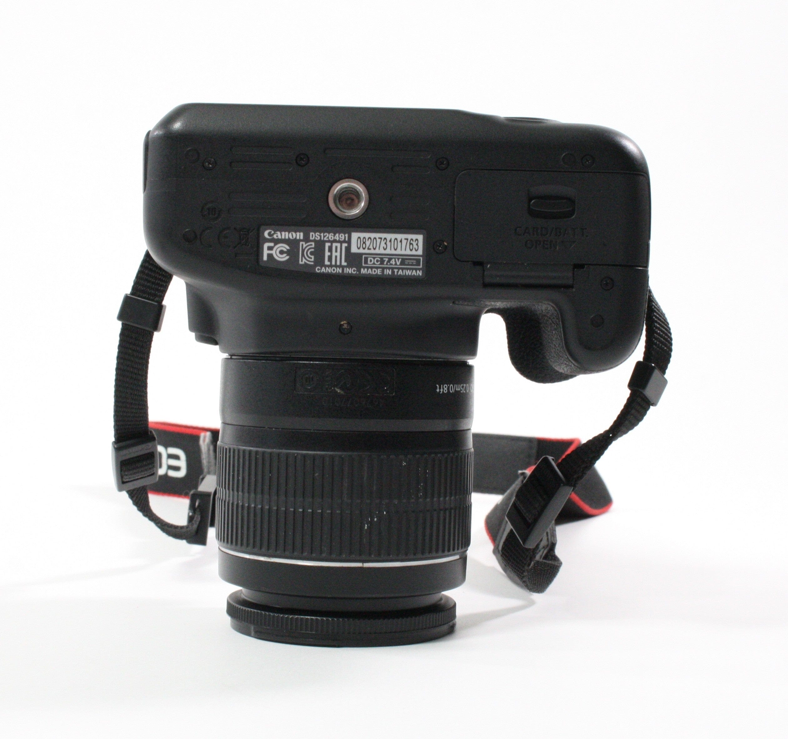 Canon EOS Rebel T5 18.0mp Digital SLR w/EF-S 18-55 IS II Shutter Ct. 9,752