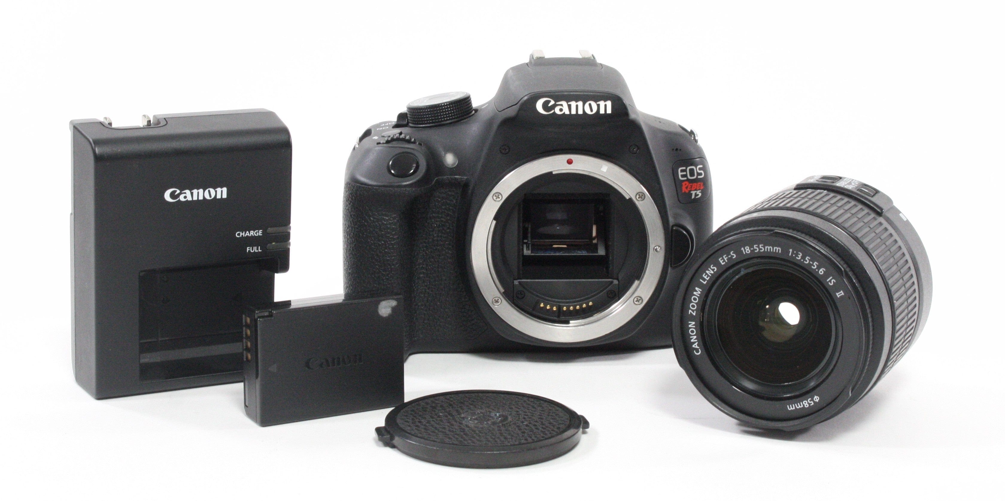 Canon EOS Rebel T5 Shutter Count 38,758 with 18-55mm f/3.5-5.6 EF-S Lens